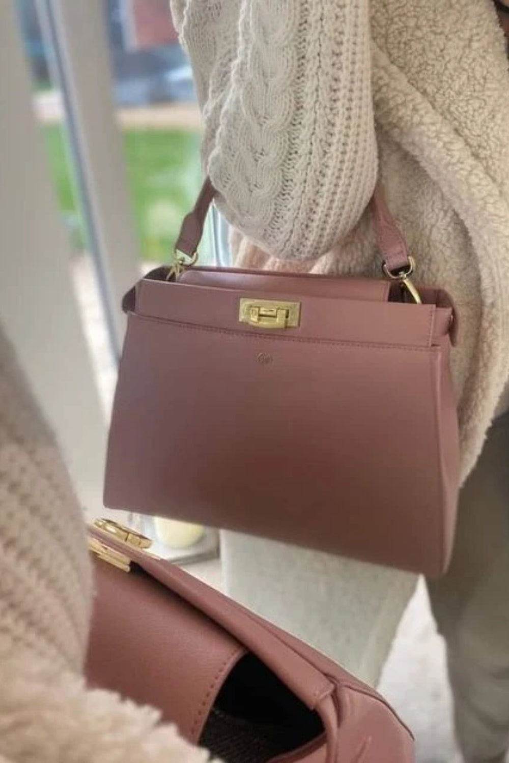 Elm Shoulder Bag in Nude Pink
