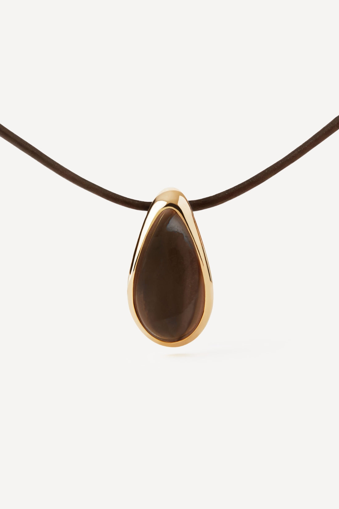 Quartz Luna Cord Necklace