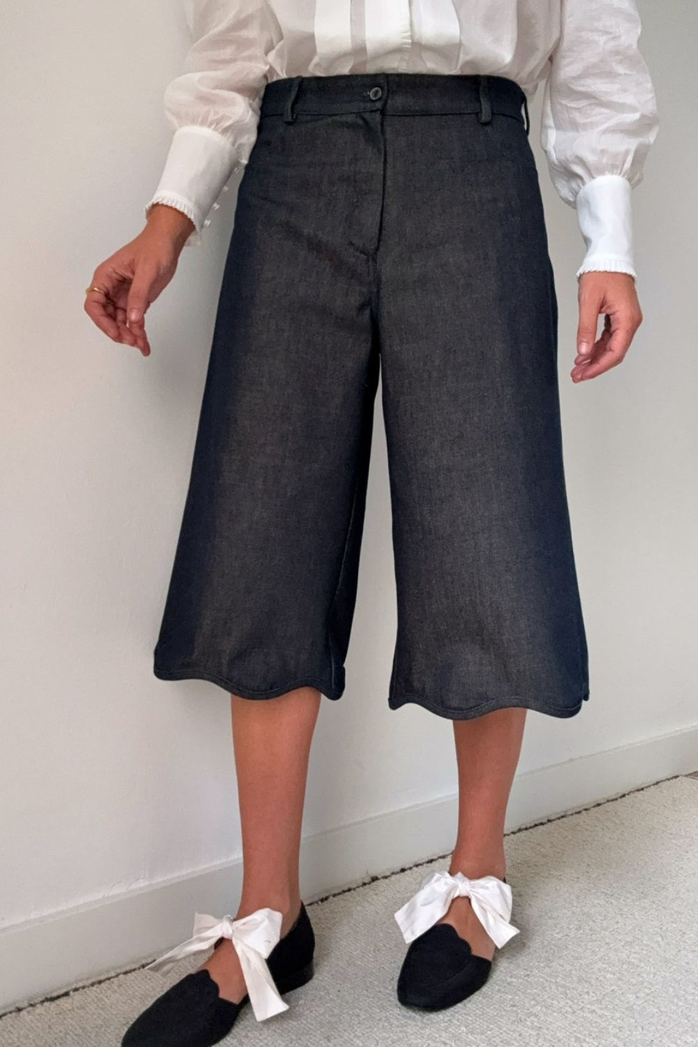 Bermudas Denim Capri