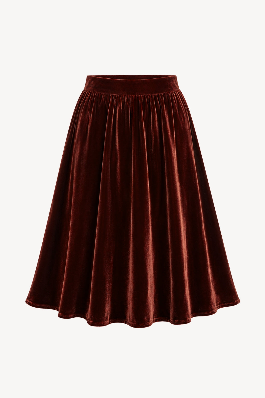 Alexandra Silk Velvet Skirt