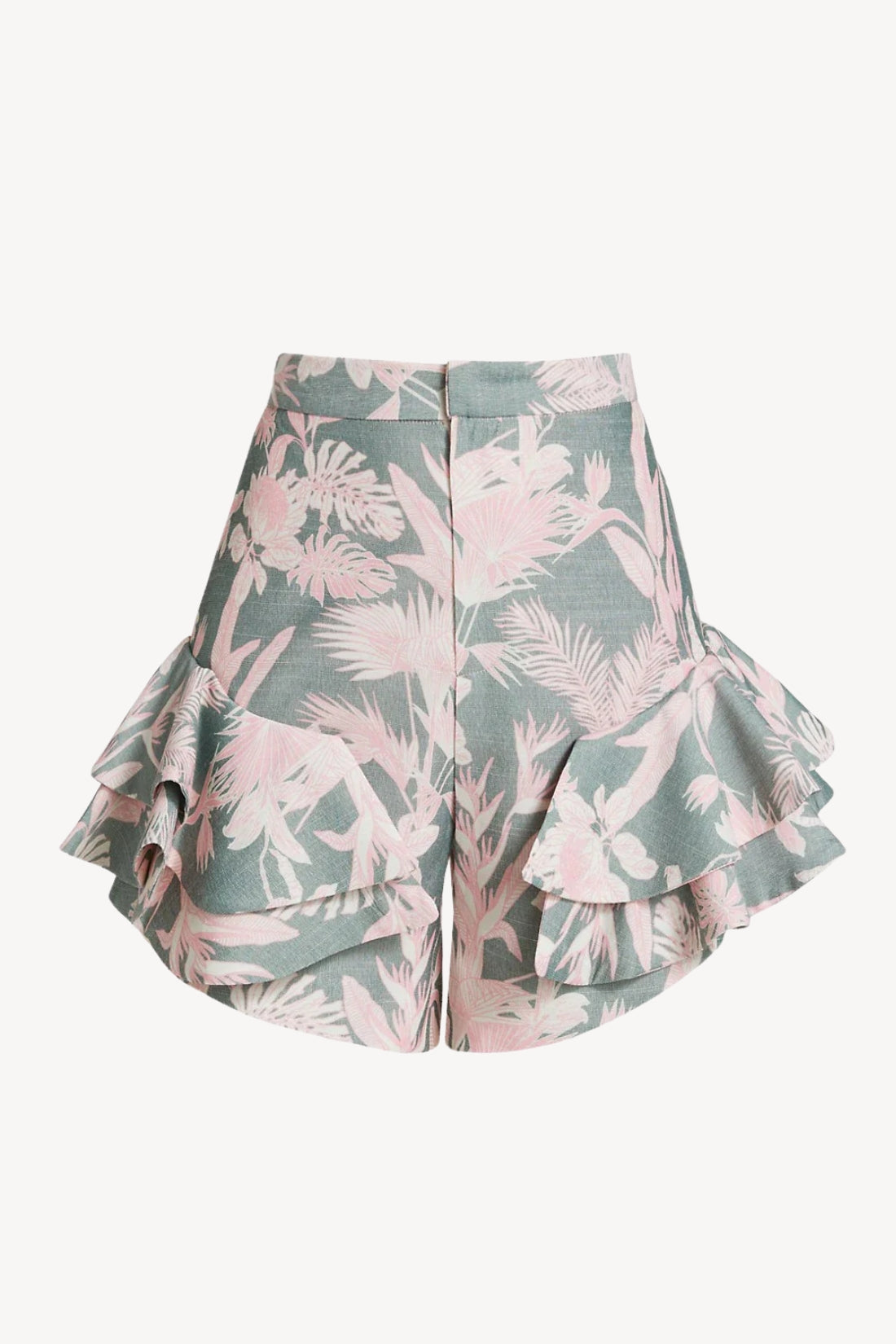 COLIBRI SHORTS IN JARDIN TROPICAL VERDE