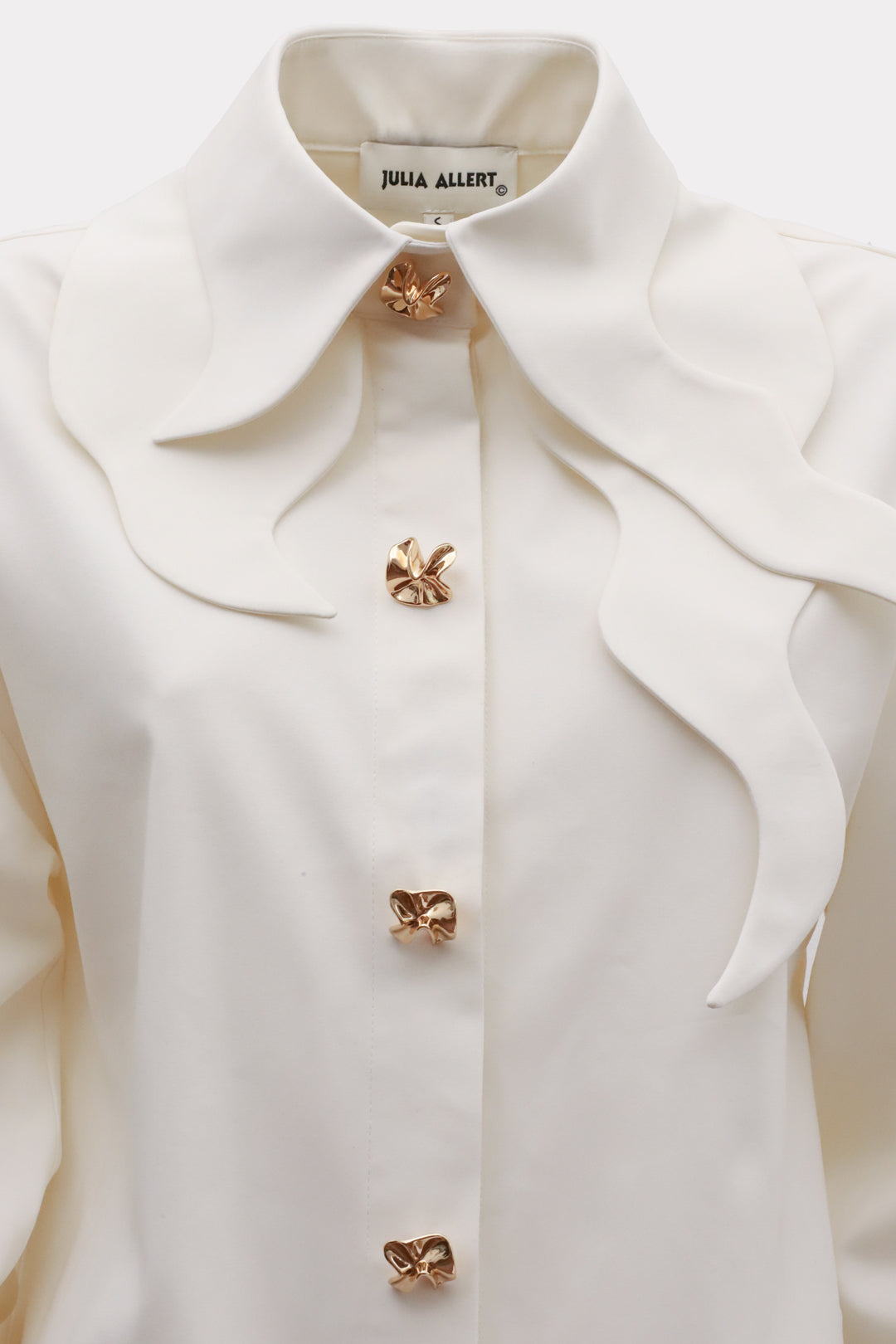 Vintage-Inspired Blouse And Suit Style Vest | Set Ivory & Black