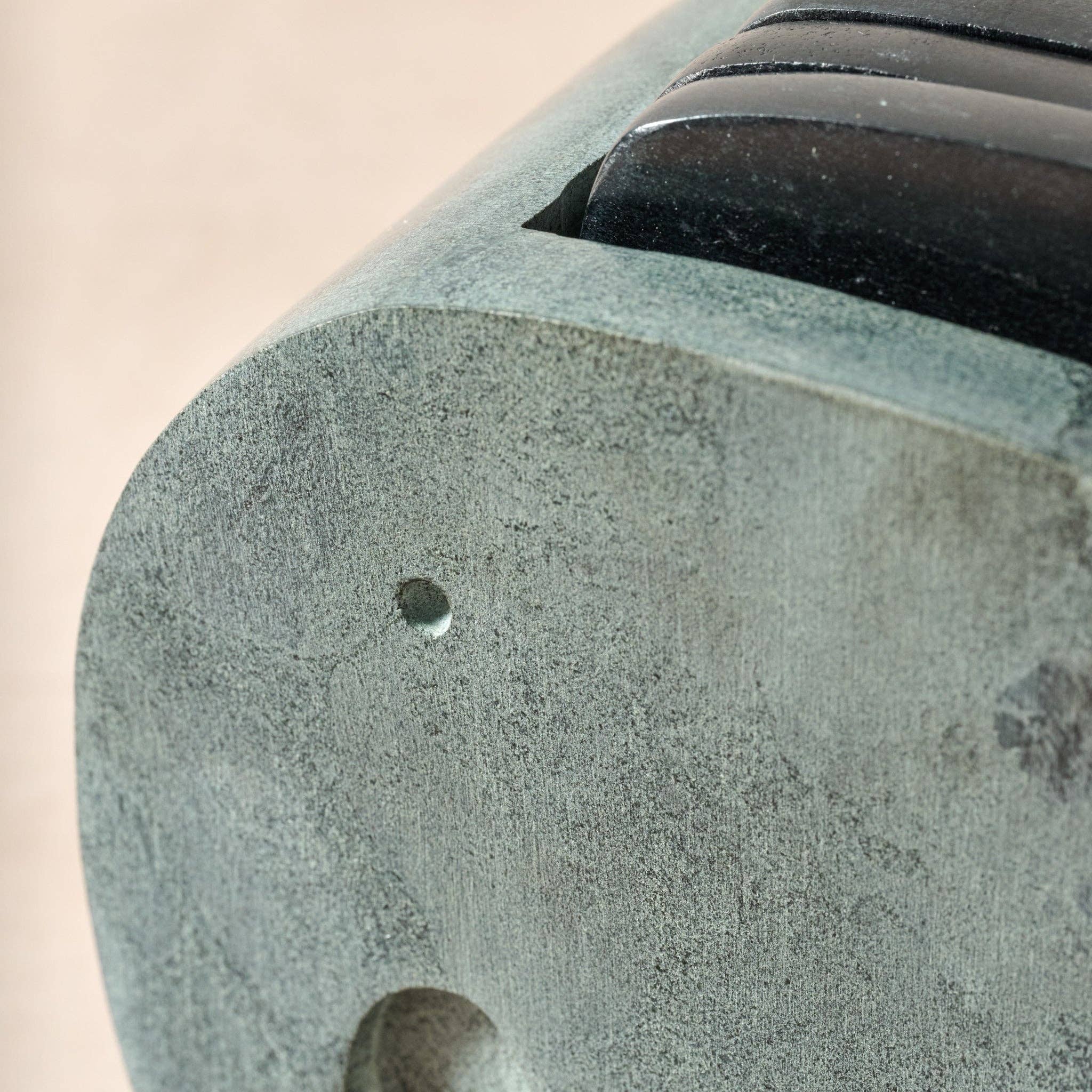 Stone Elephant Holder and 4 Coasters