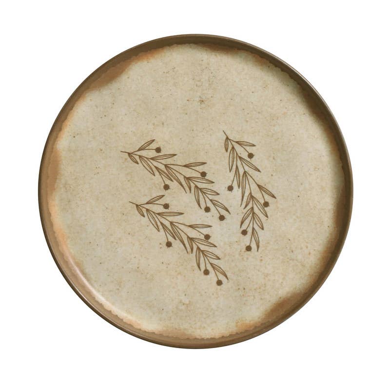 Bio Stoneware Nativa Dessert Plate, 8.46"