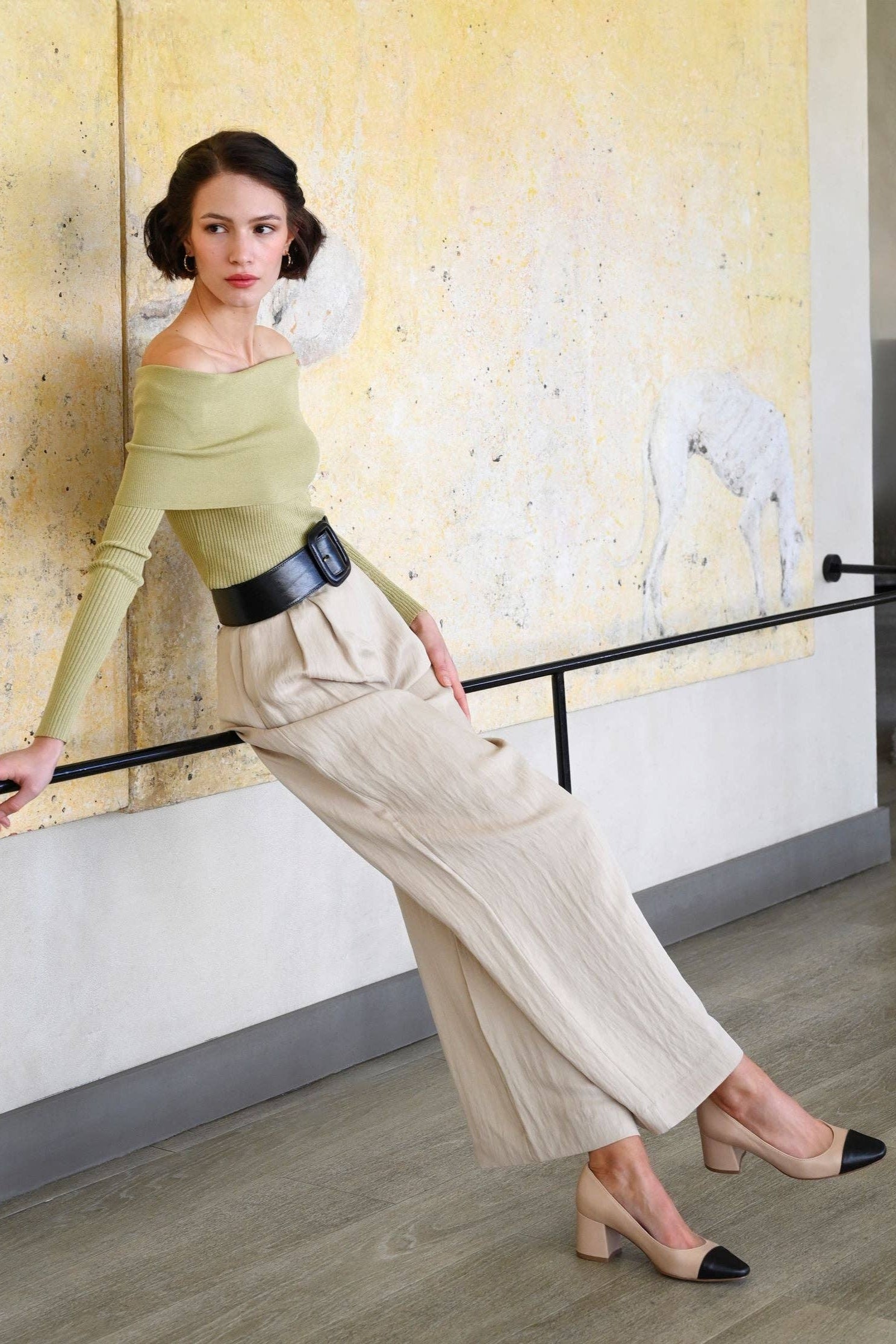 Elara Nude with Black Tip