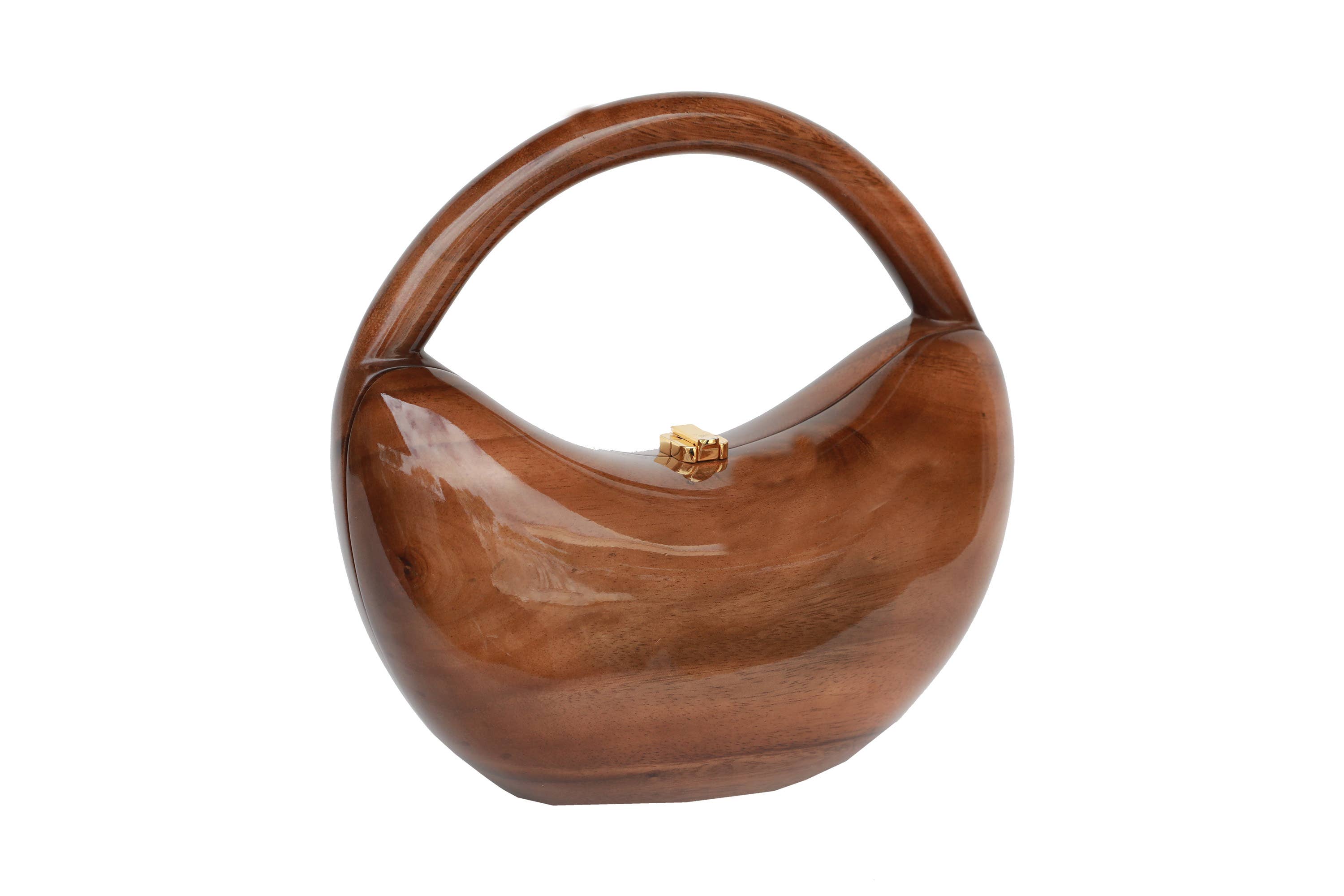Jackie Natural Wooden Handbag