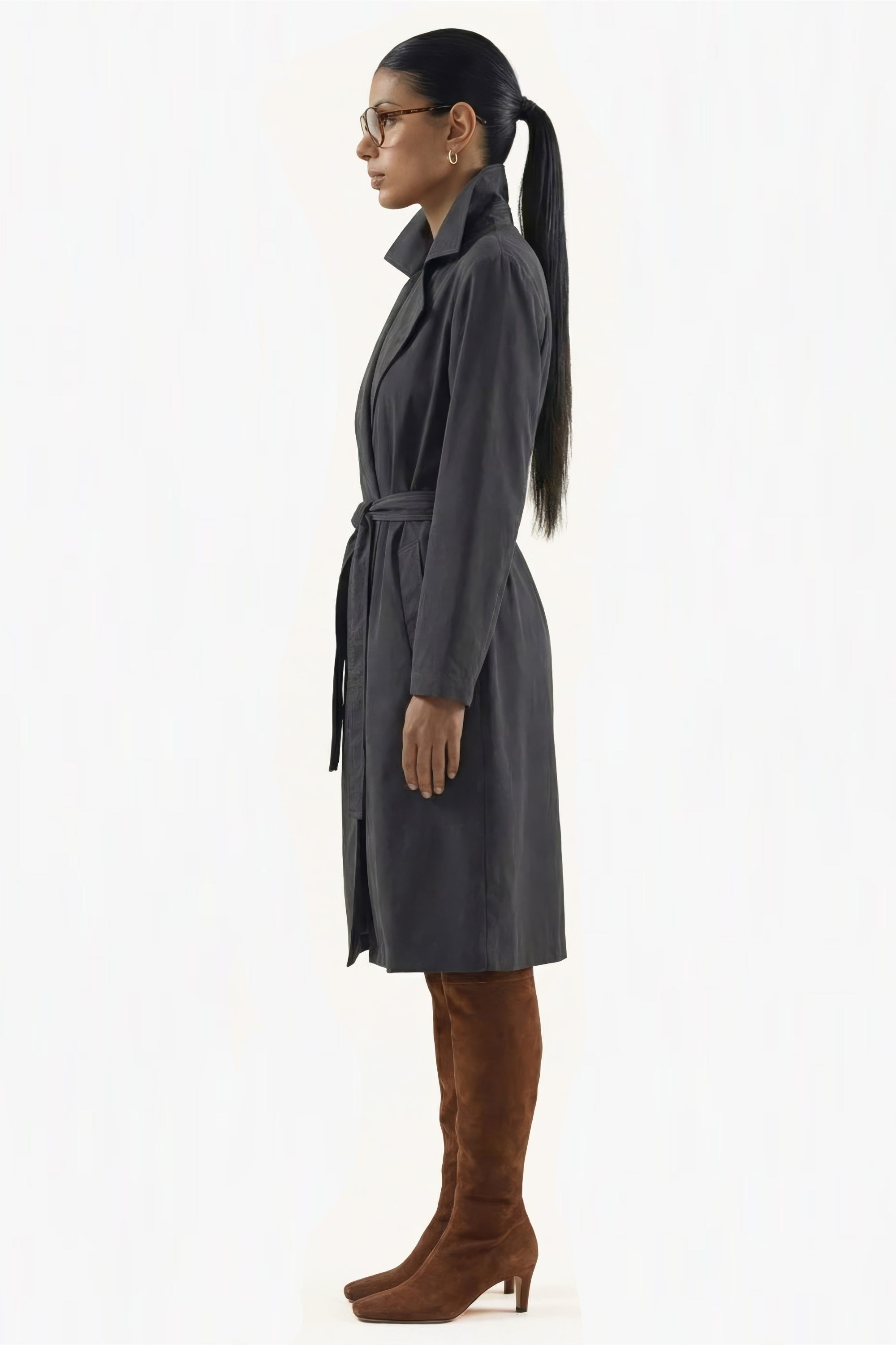The Silver Lining Sandwashed Trench Coat