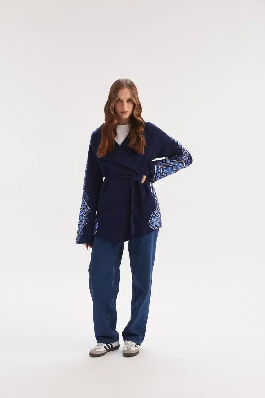 Kristina Knitted Wrap Cardigan