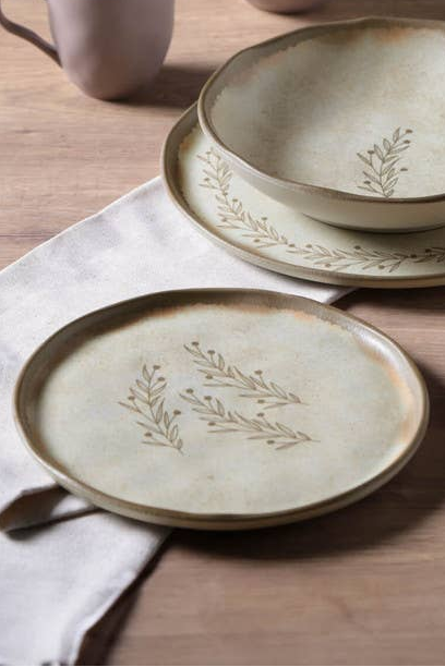 Bio Stoneware Nativa Dessert Plate, 8.46"