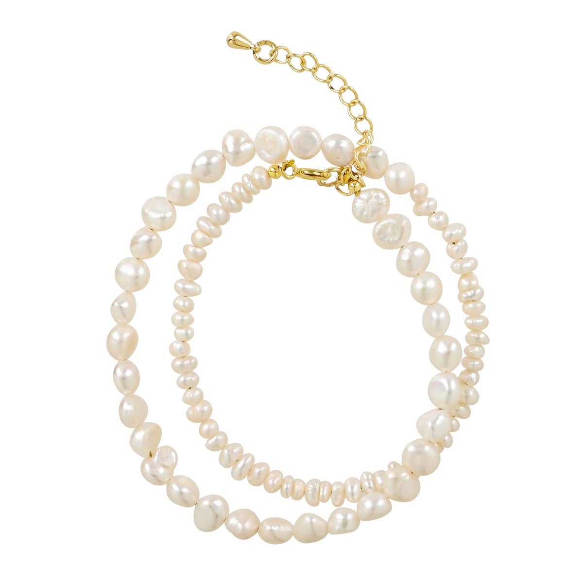 Pearl Cluster Choker Necklace