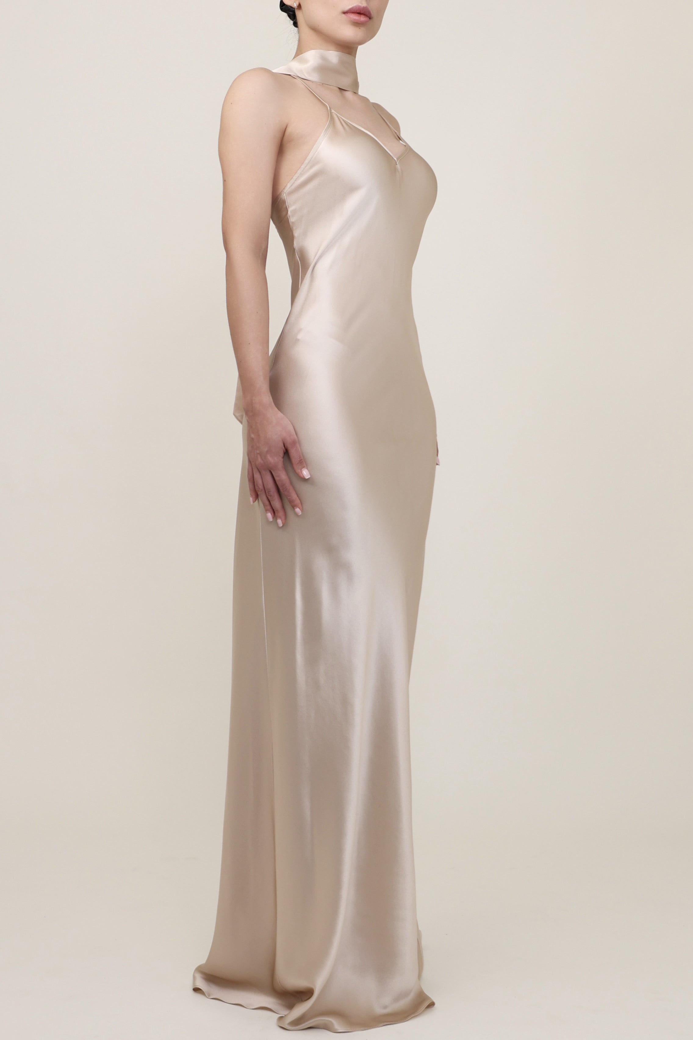 Slip Bias Gown | Sand