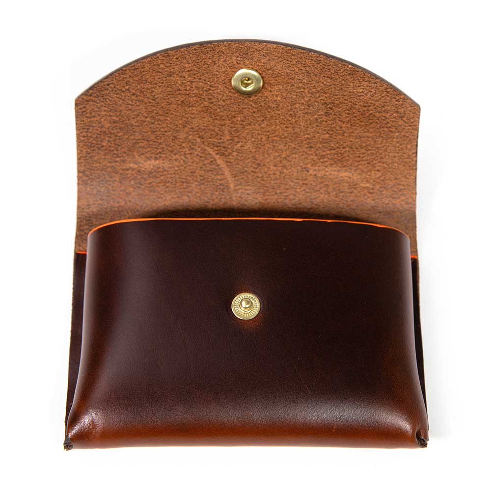 Waxed Leather Wallet and Card Holder