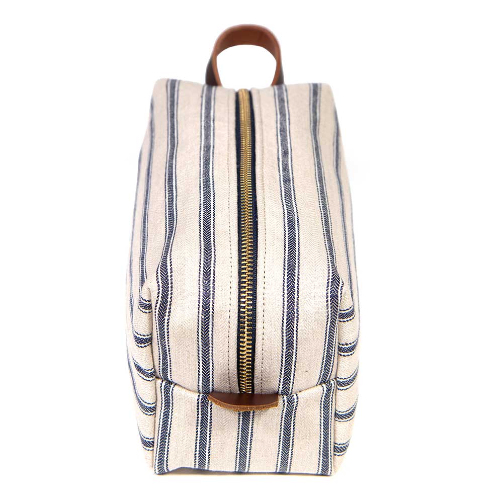 Seaside Linen Stripe Travel Kit
