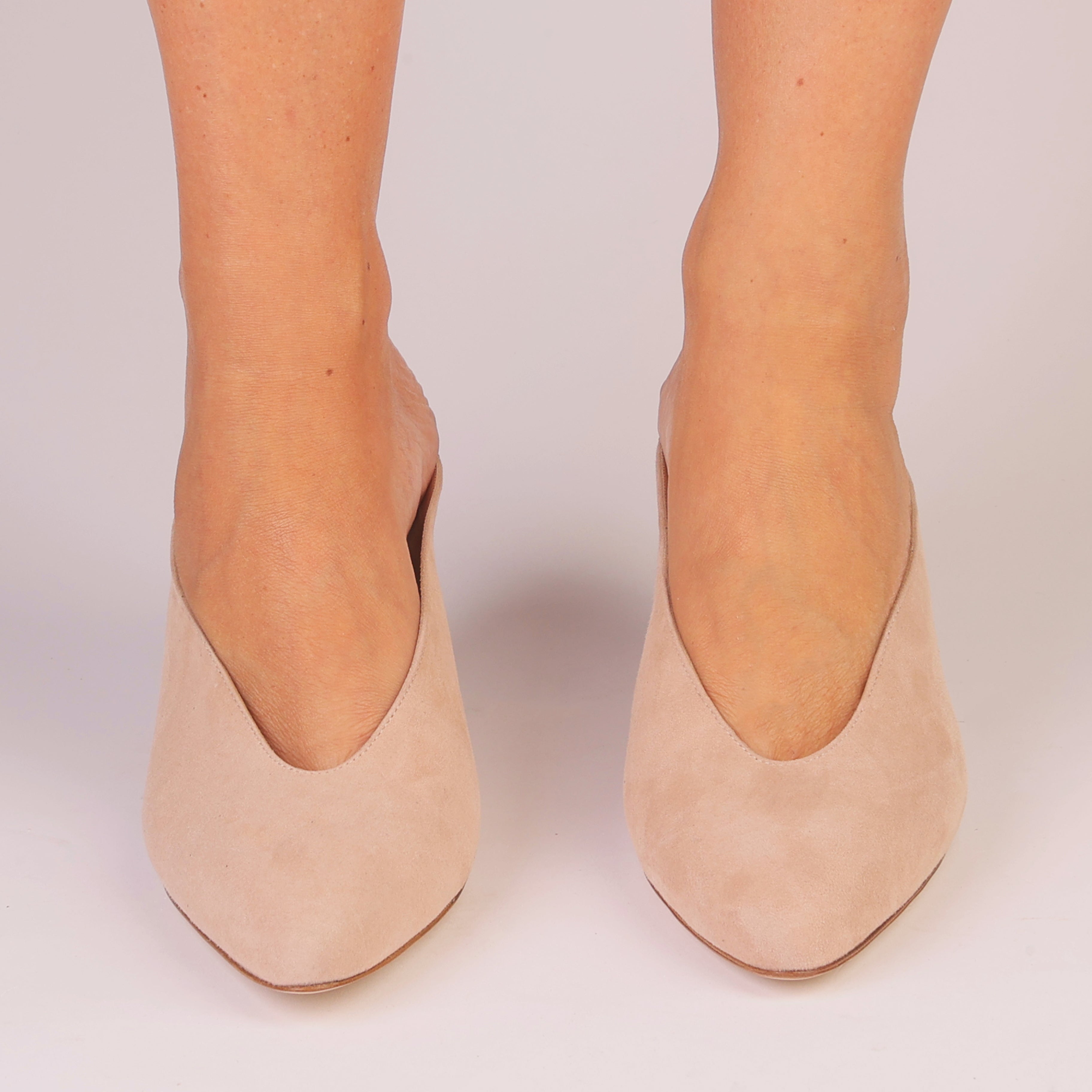 Étoile Wedge | Powder Suede Mule