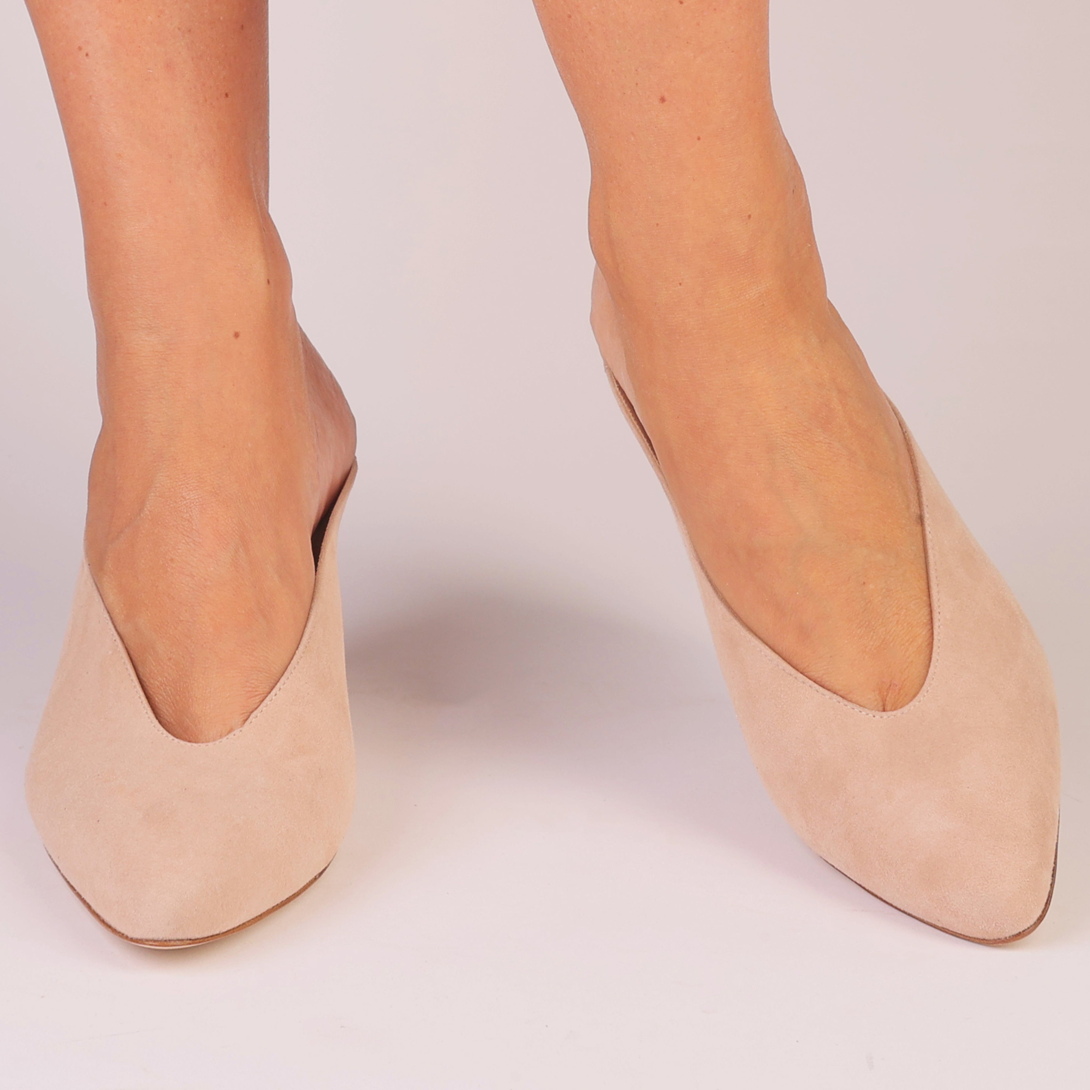 Étoile Wedge | Powder Suede Mule