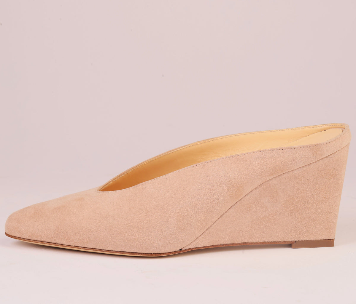 Étoile Wedge | Powder Suede Mule