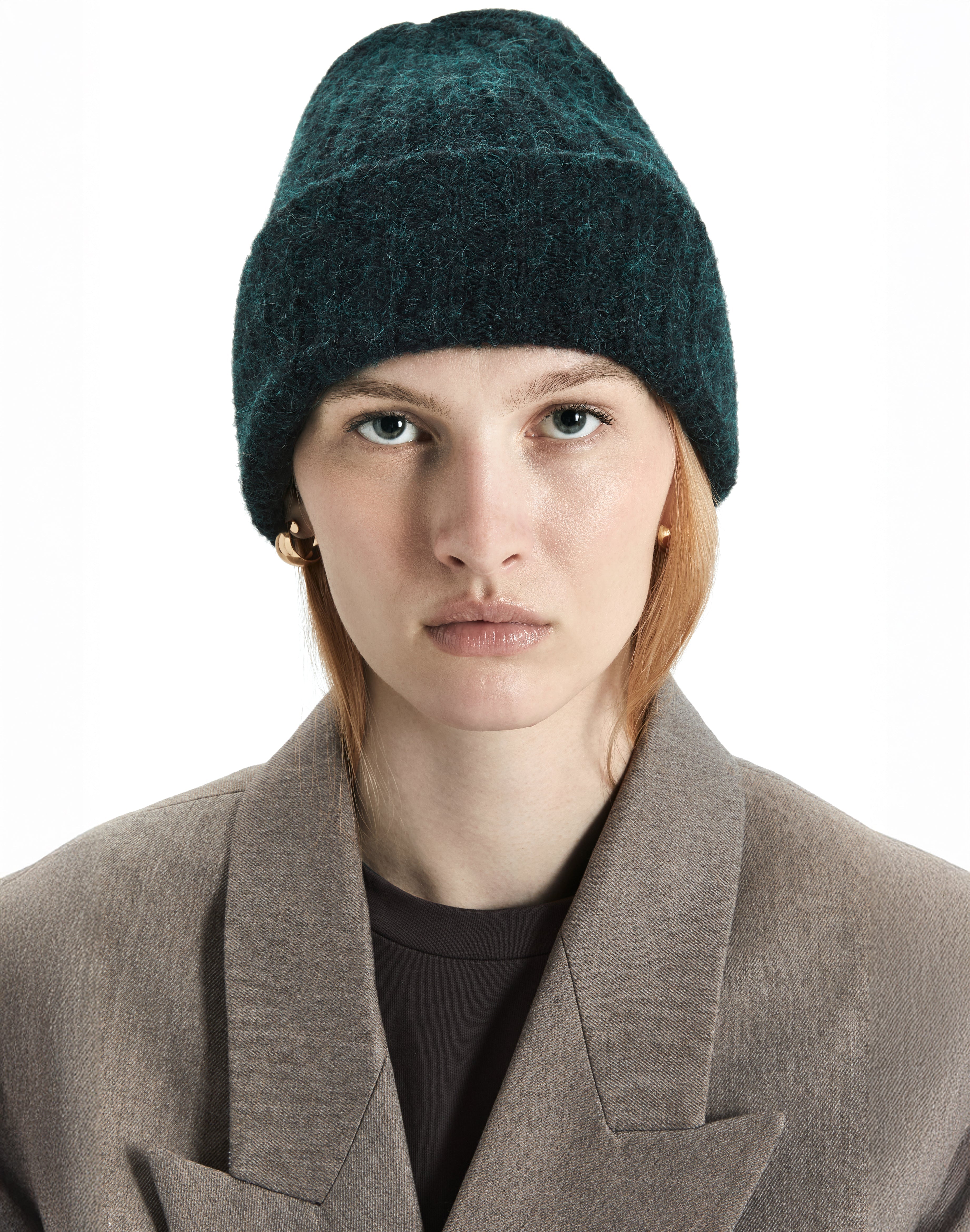 Alpaca Chunky Wool Rib Beanie