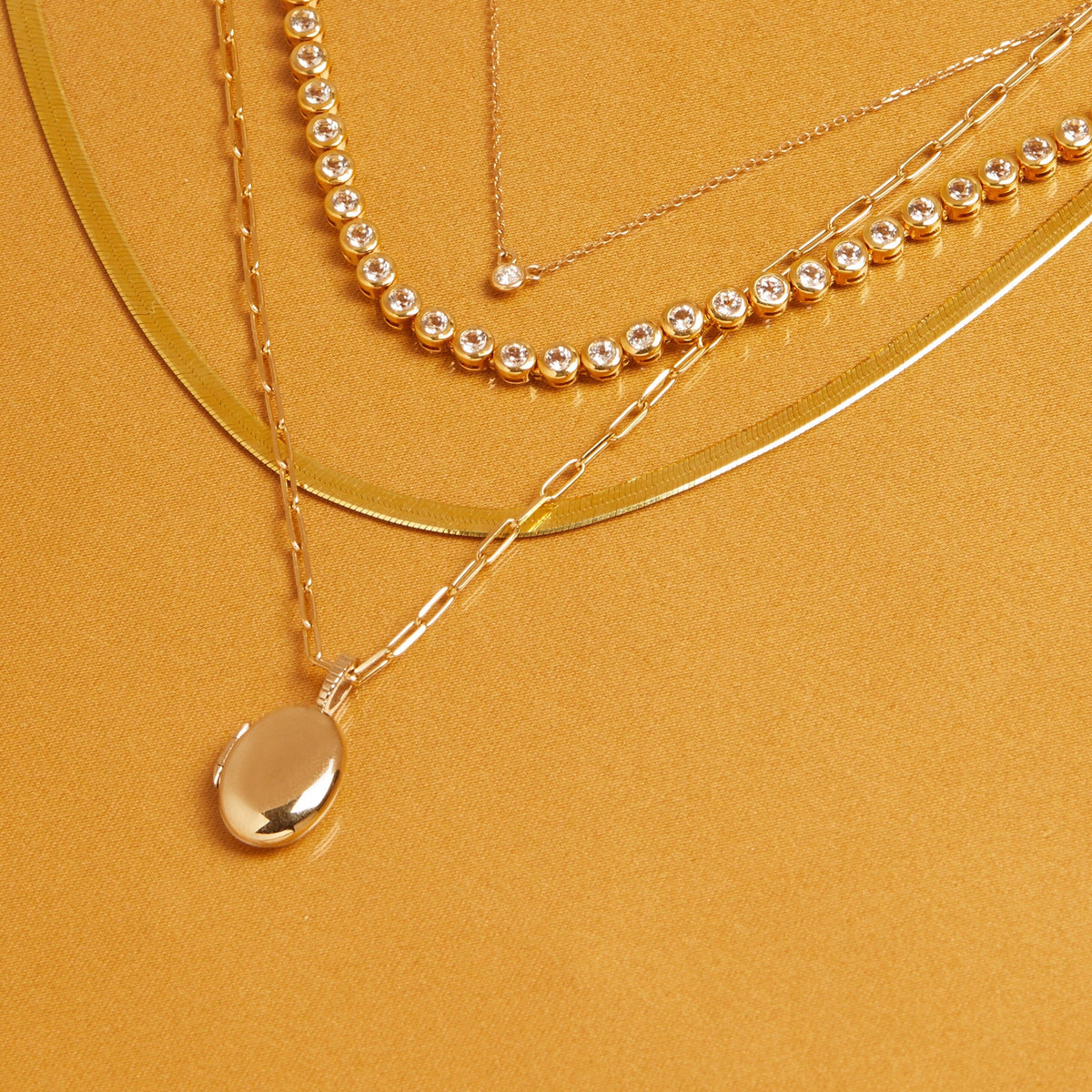 Solid Gold Locket Pendant