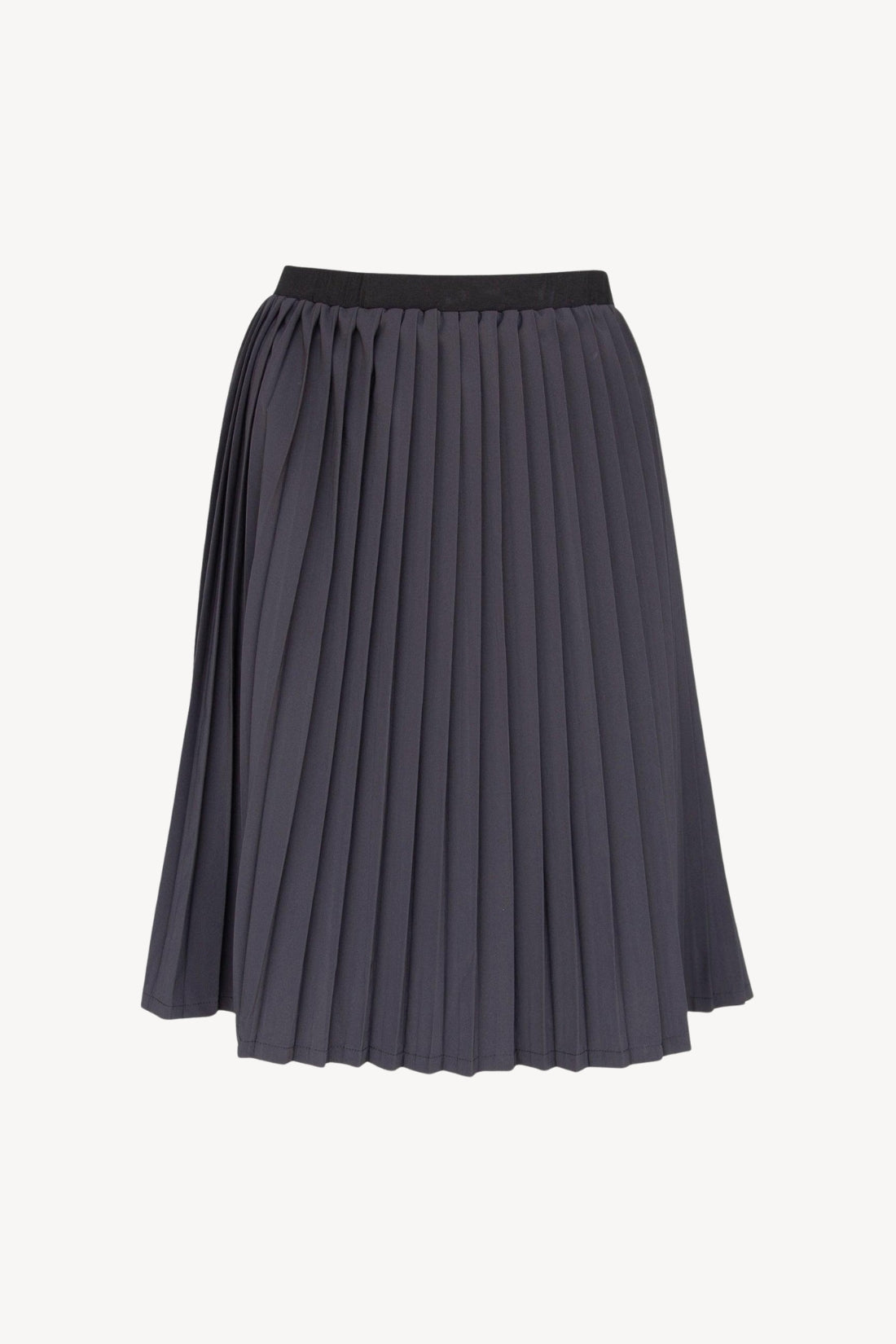 Luxe Black Pleated Skirt