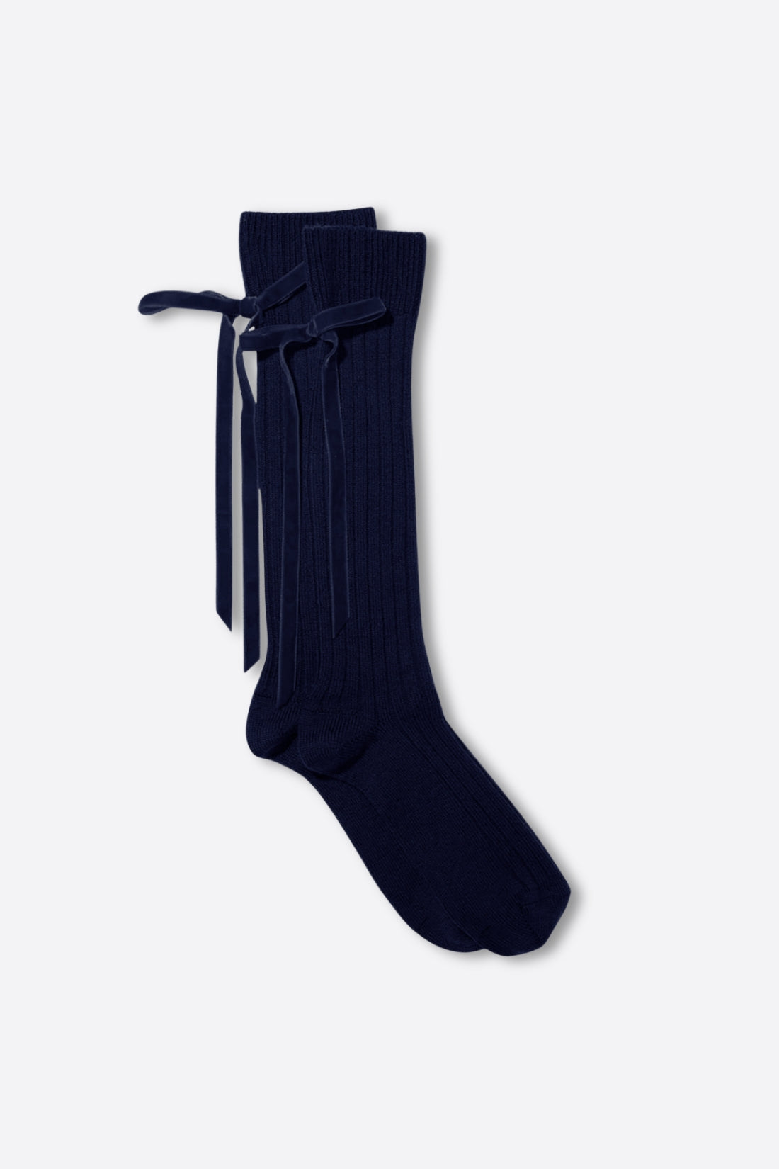 Cashmere Blue Velvet Socks