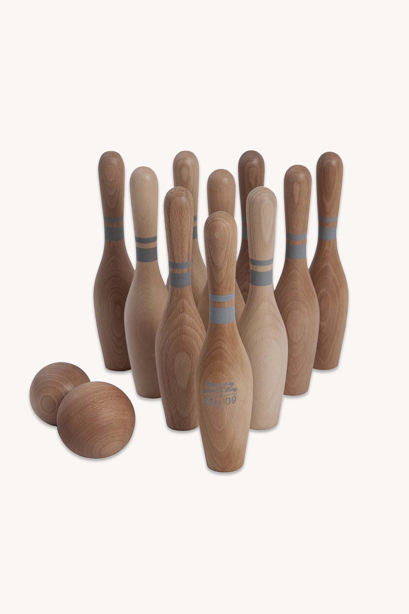 Natural Bowling Set