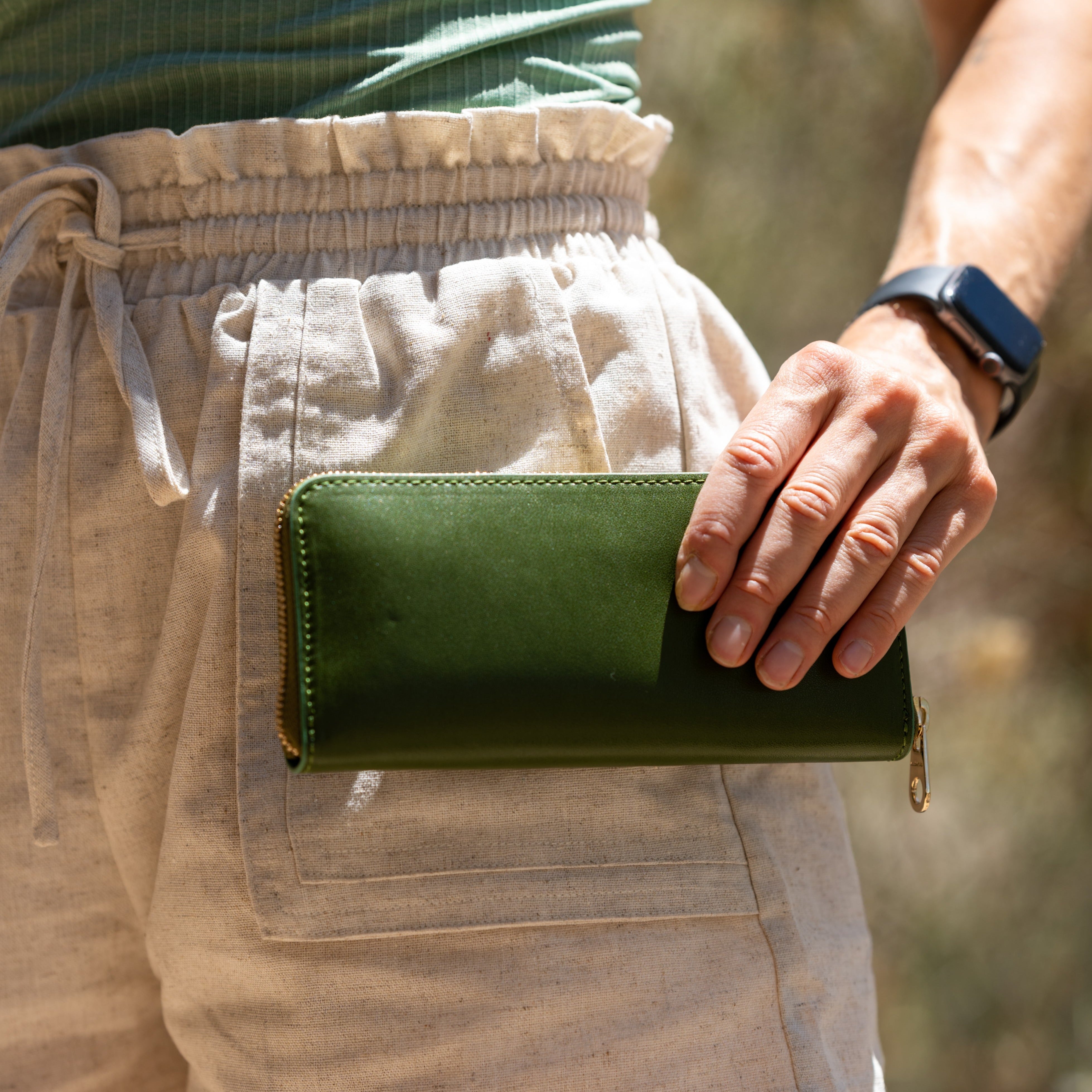Cactus Vegan Long Wallet