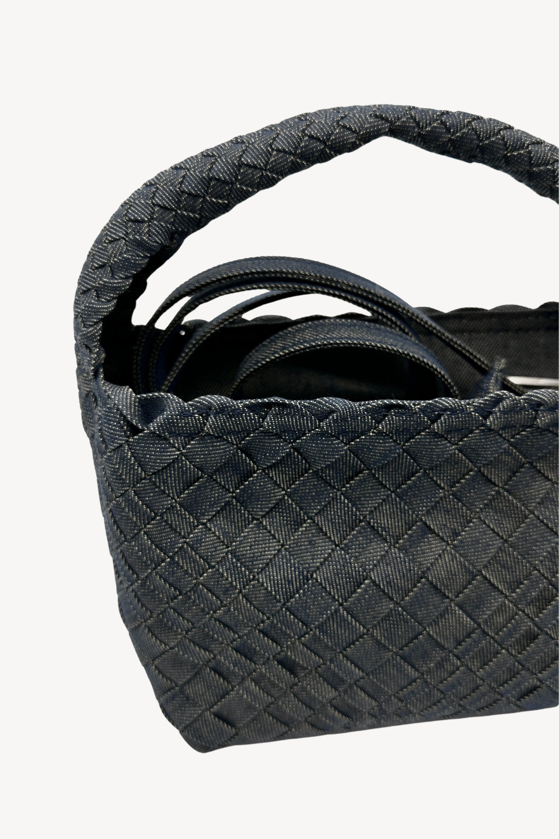 Petite Woven Bag in Japanese Denim