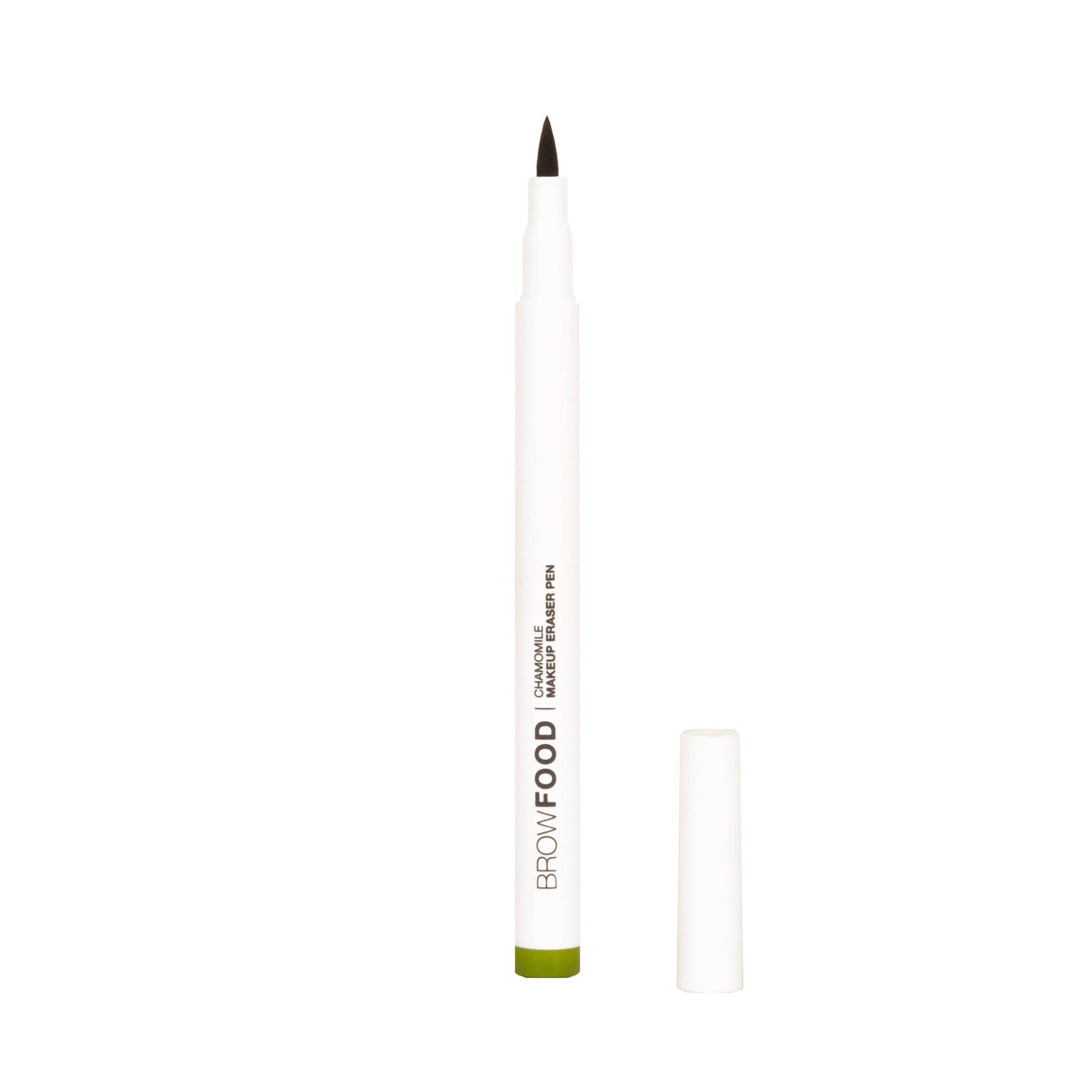 BrowFood makeup remover pen on a white background