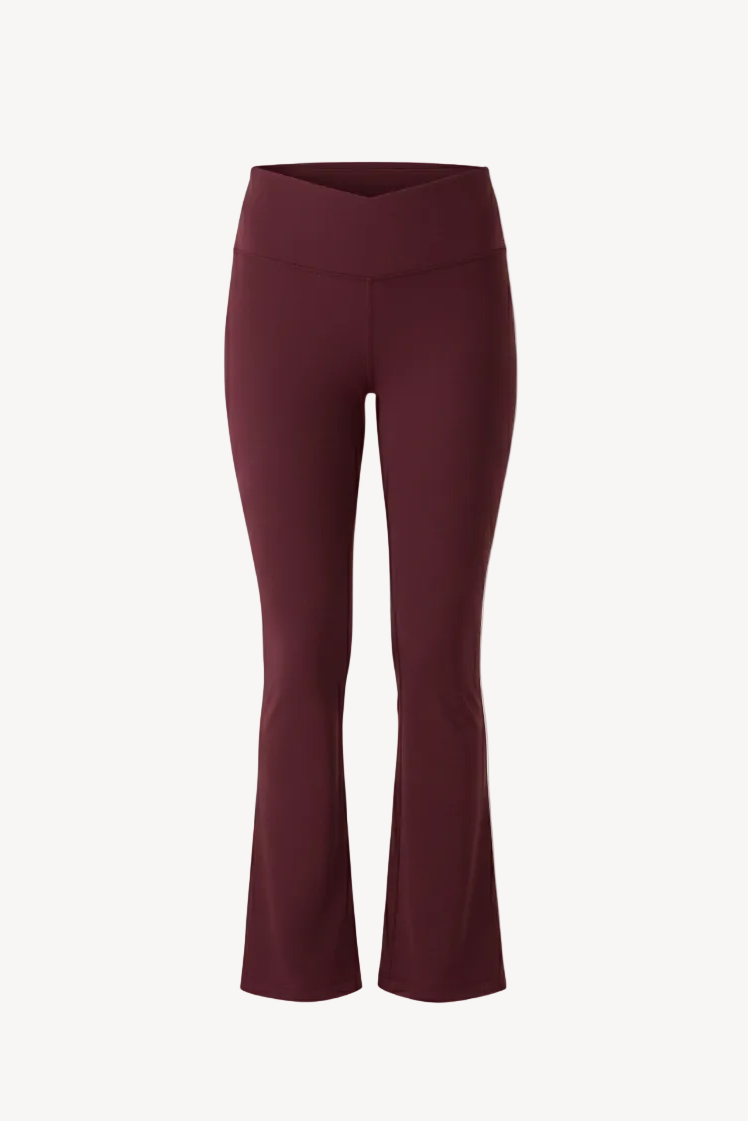 Maroon pants on a white background