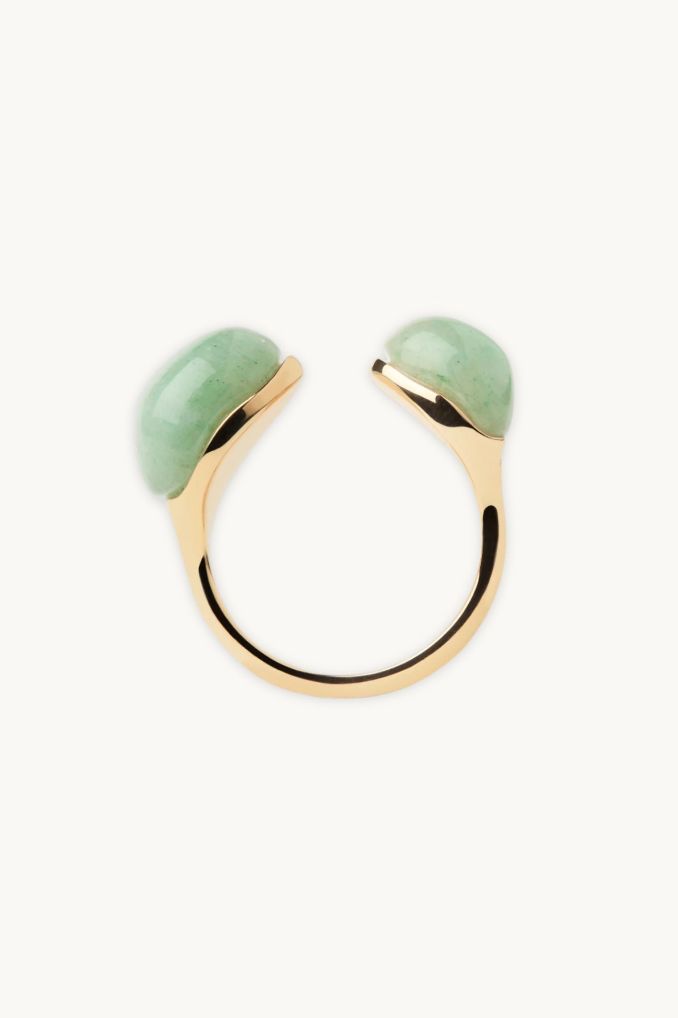 Green Aventurine Gravity Ring