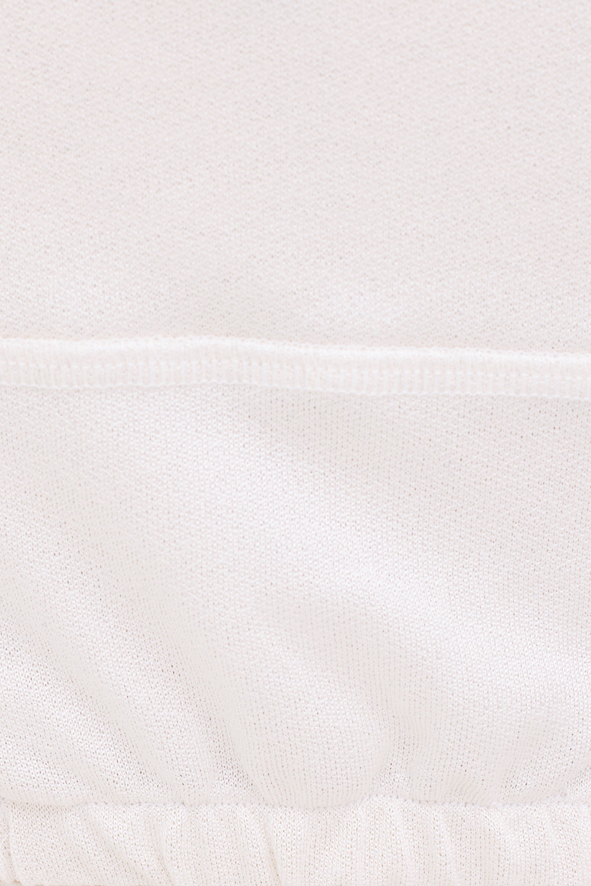 White Silk Sports Bra