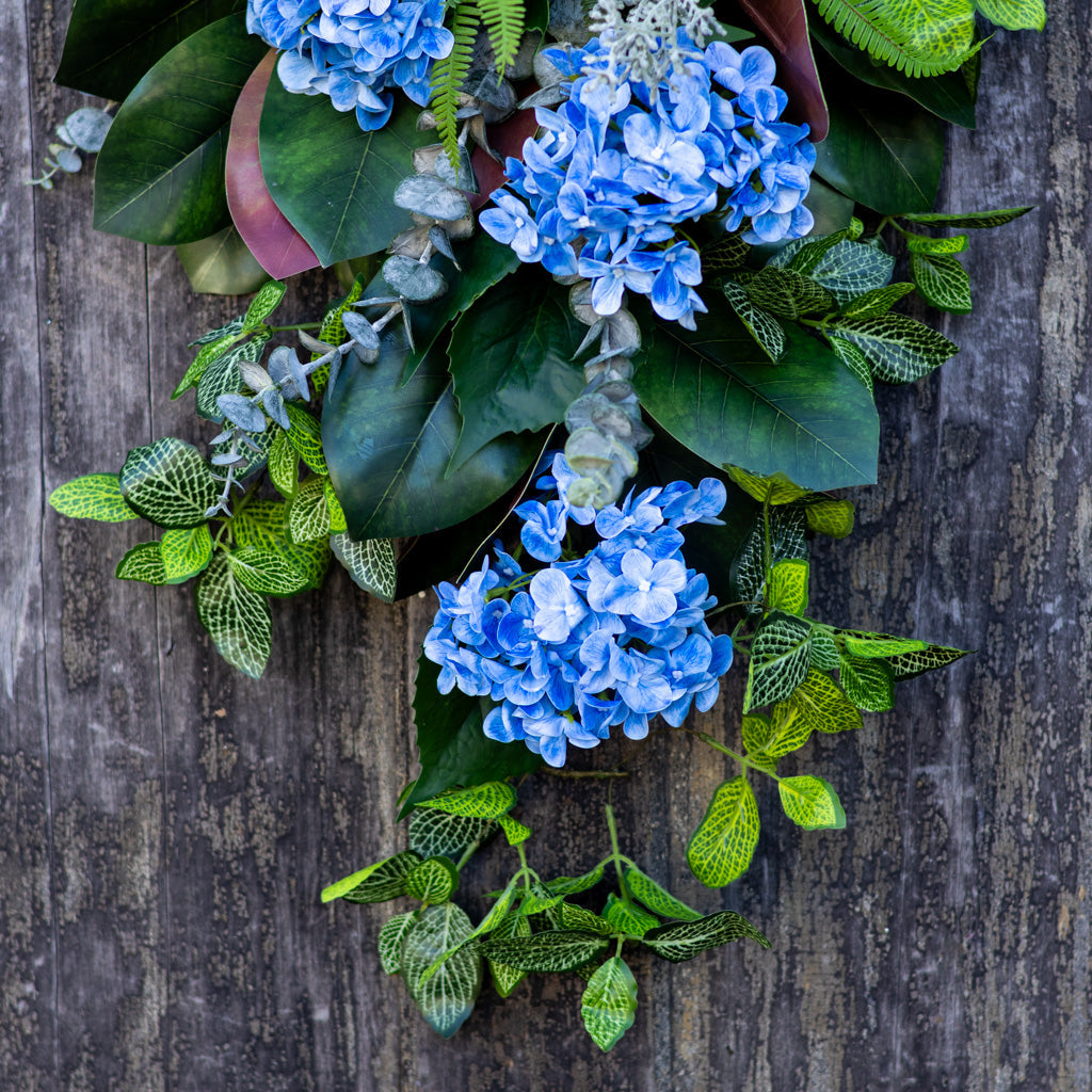 Blue Hydrangea Down Drop