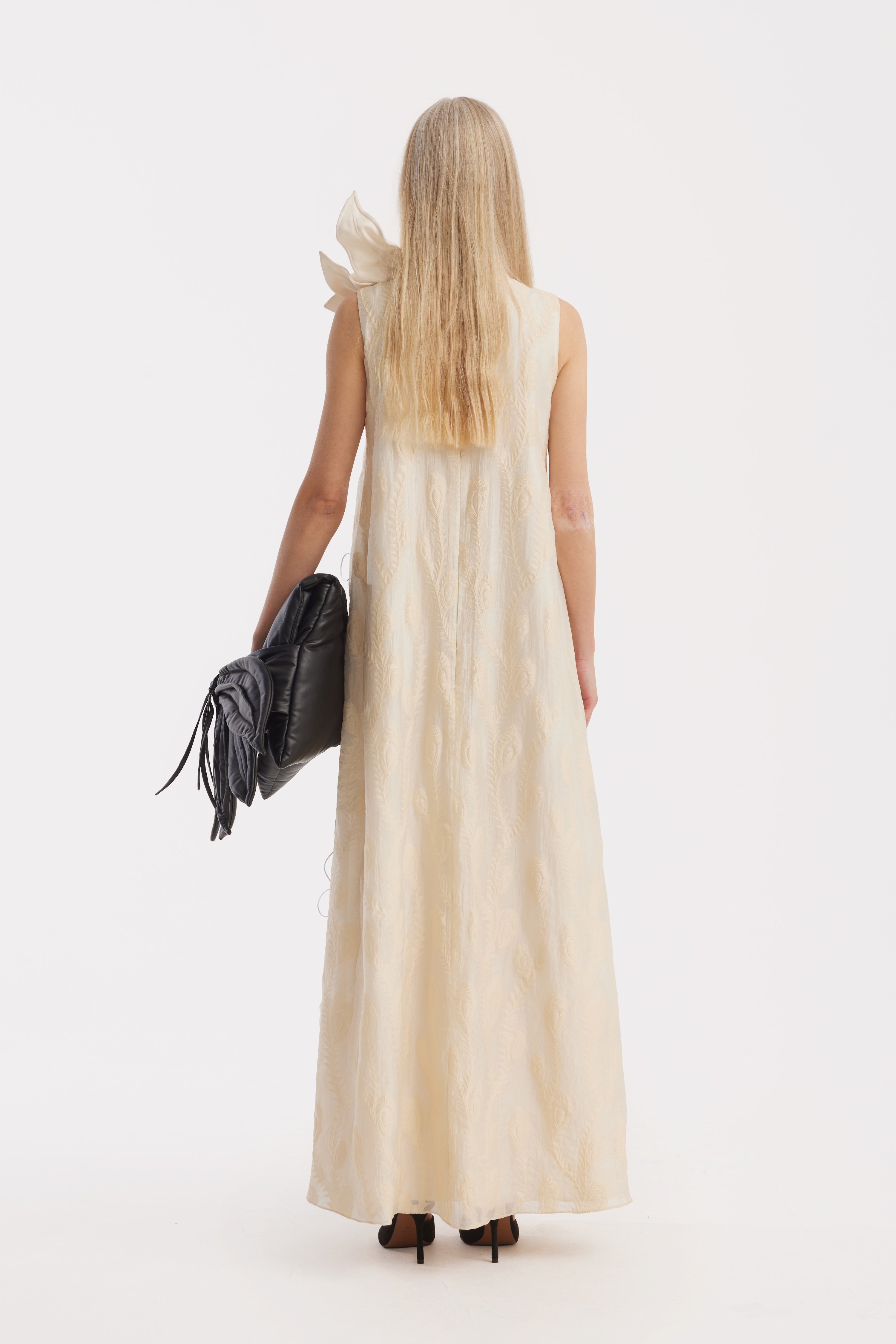 A-Line Flower Couture Gown