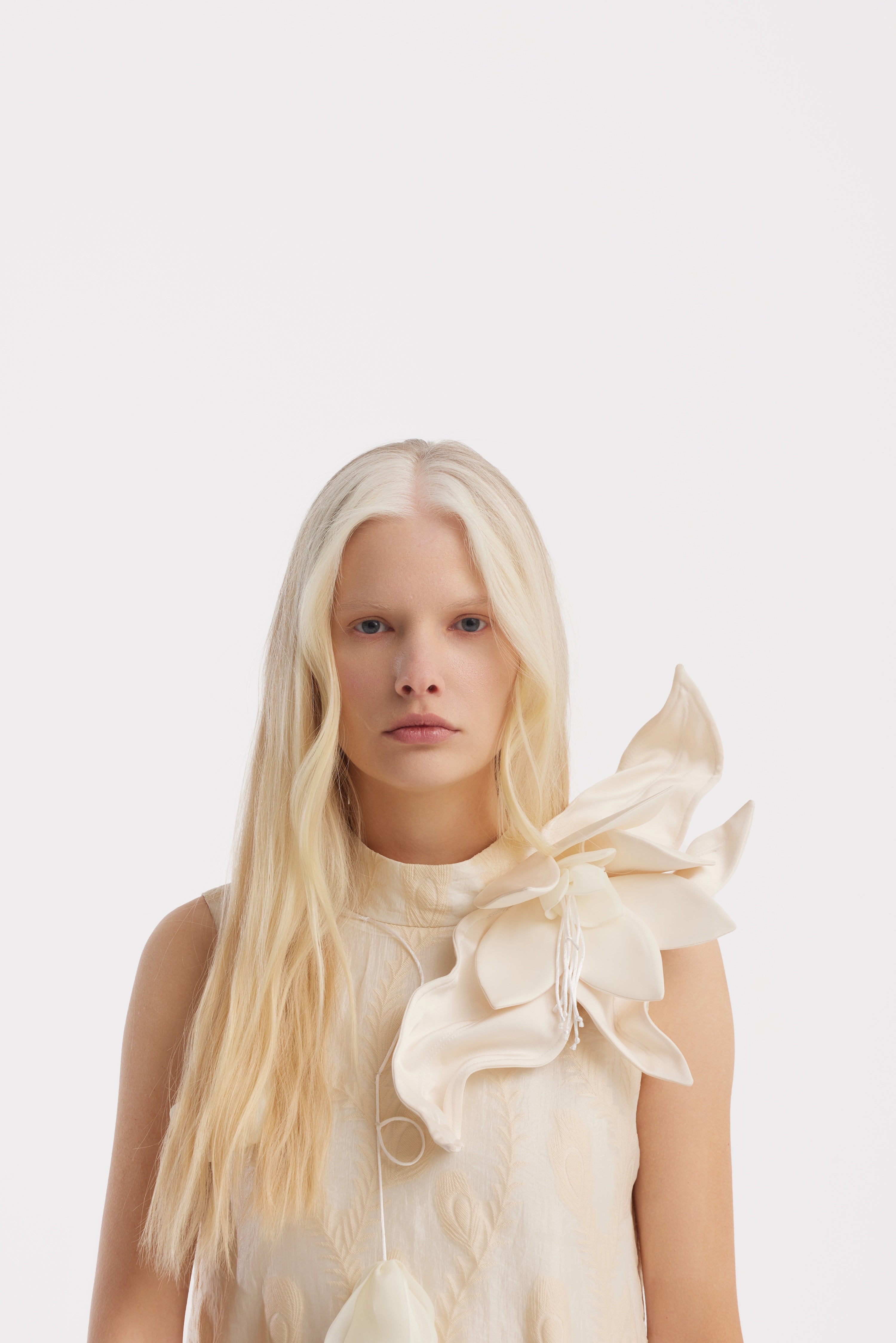 A-Line Flower Couture Gown