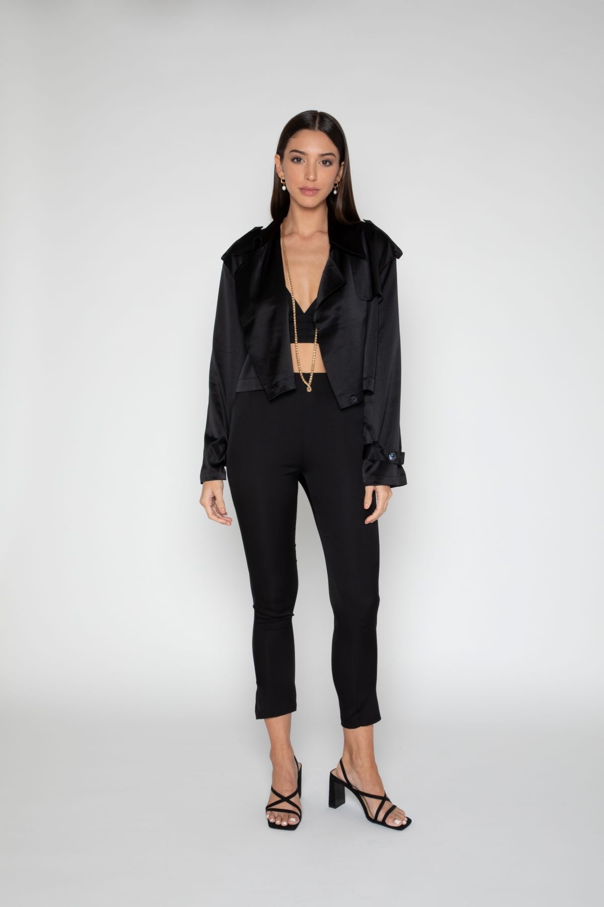 Kensington Trench Cropped
