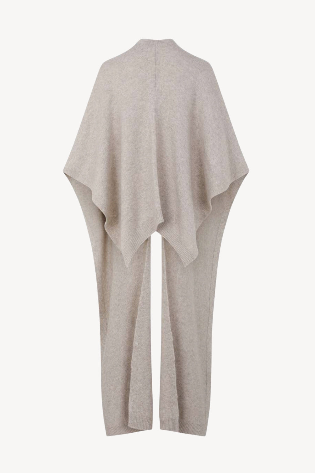 Long Cashmere Poncho