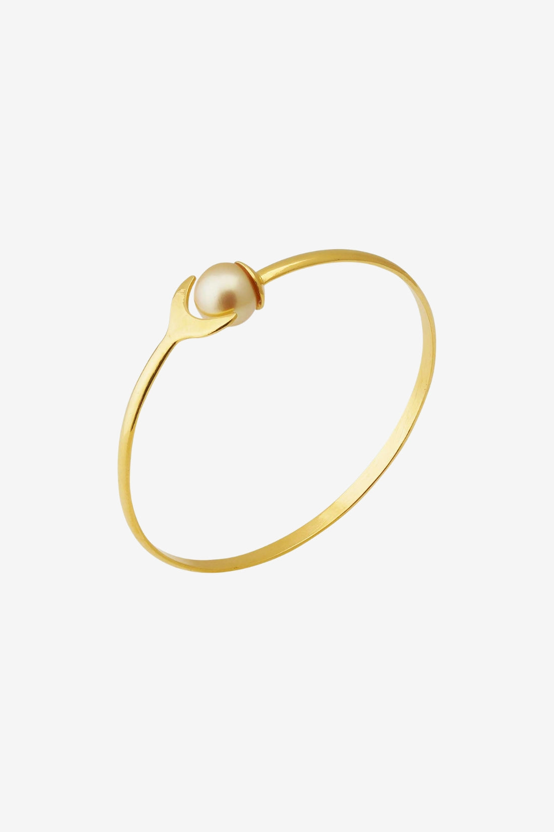South Sea Golden Pearl Adjustable Moon Bracelet