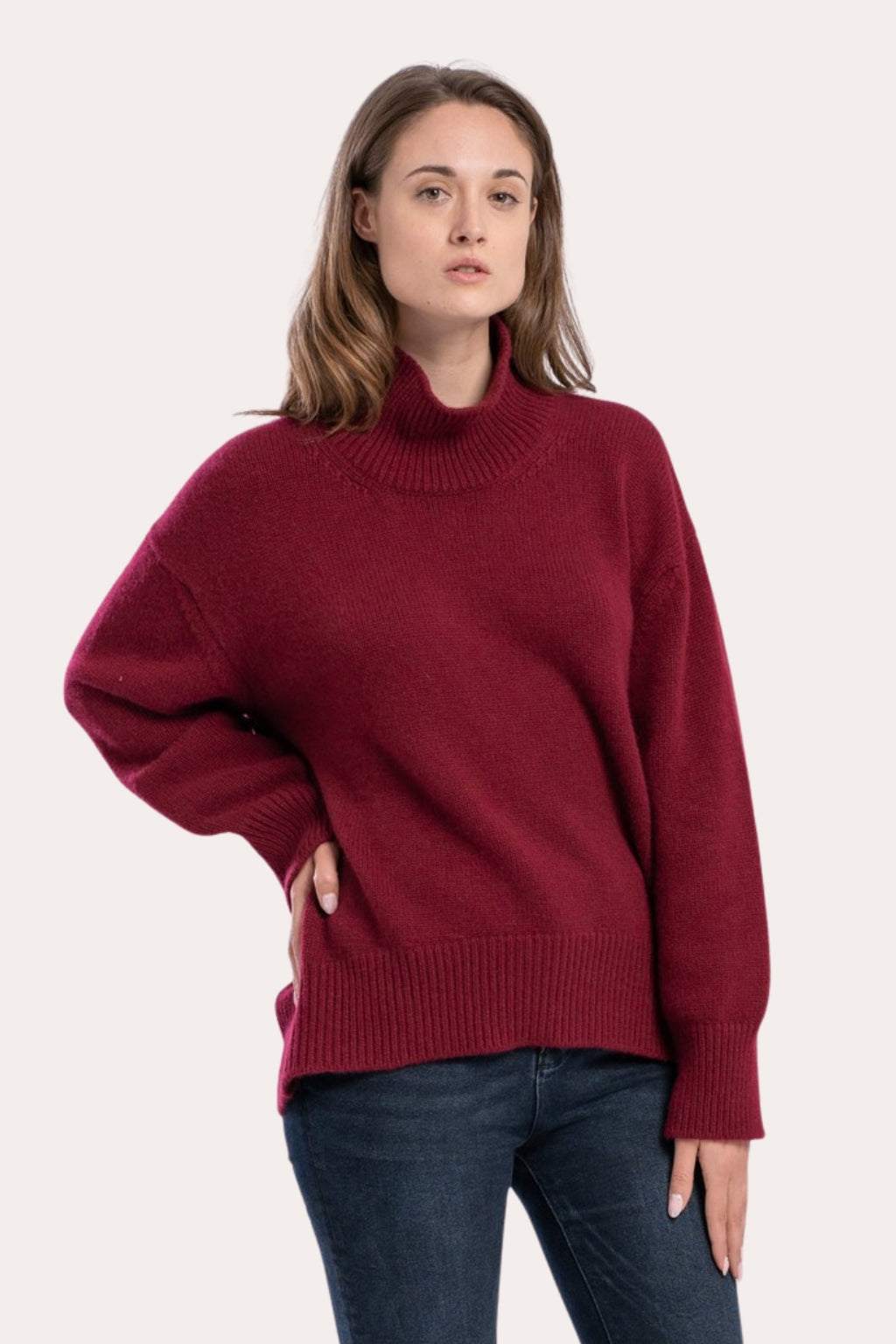 Vittoria Mouliné Turtleneck