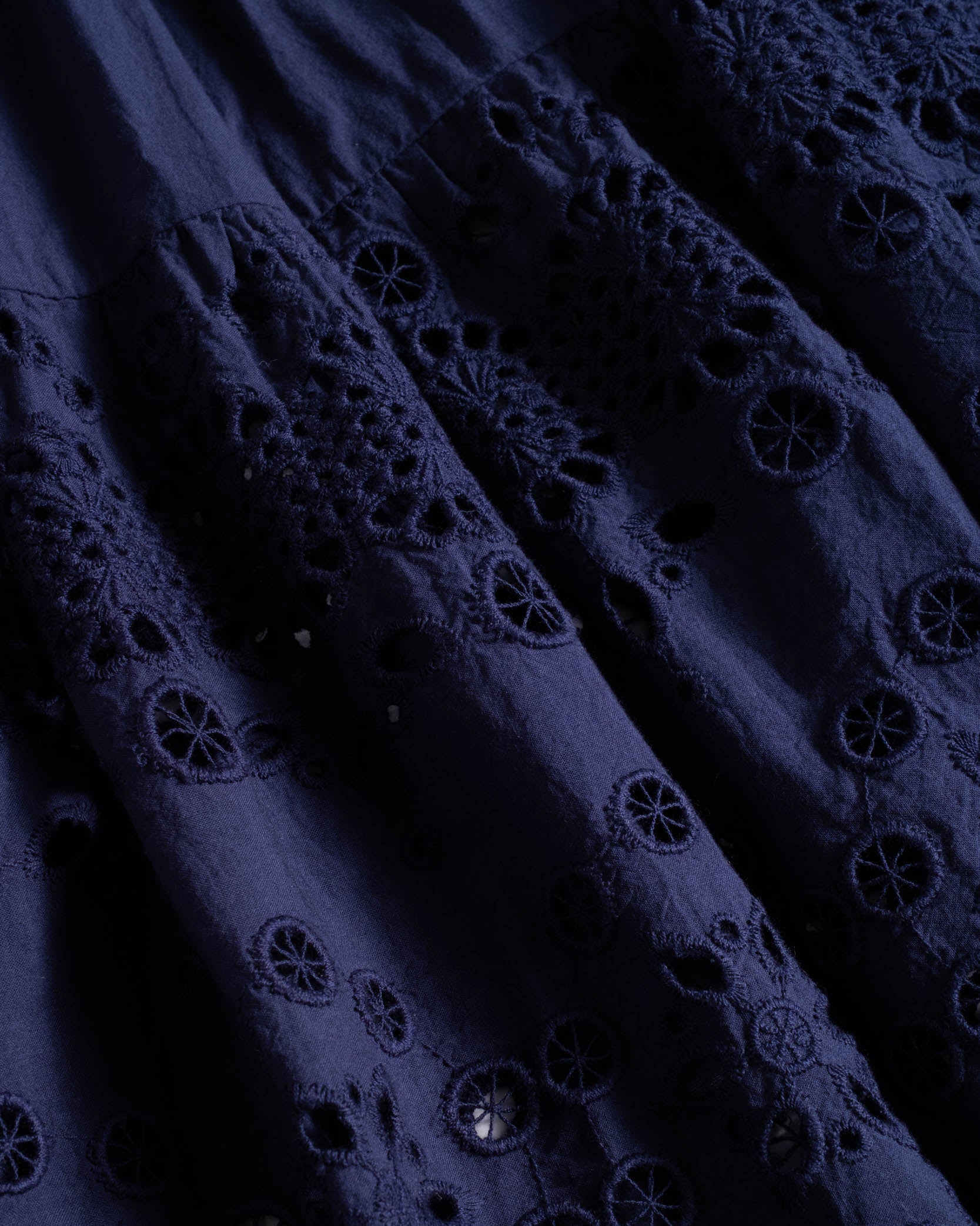 Sam Dress In Navy Calypso Eyelet