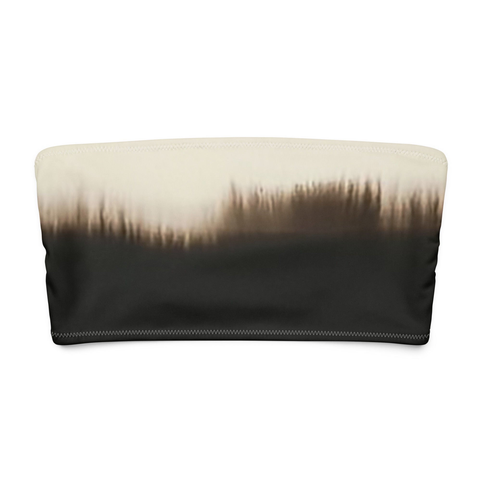 Zeke Bandeau and Silk Dress in Dark Matter