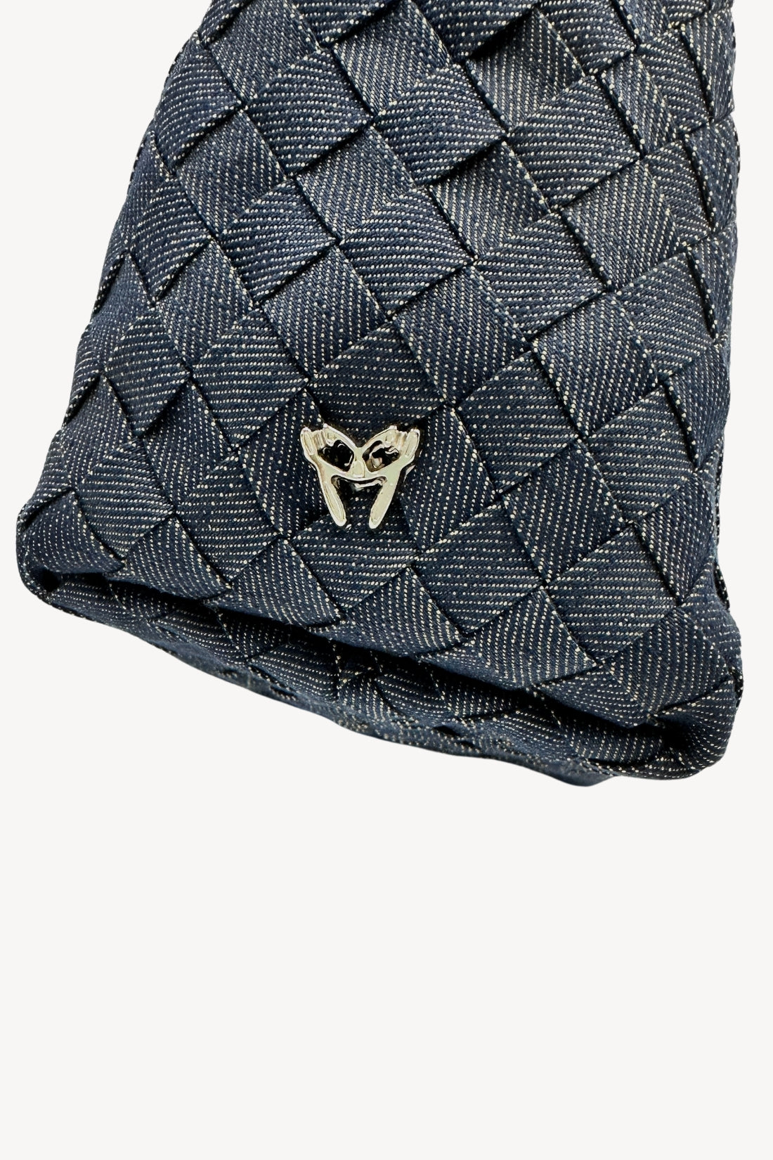 Petite Woven Bag in Japanese Denim