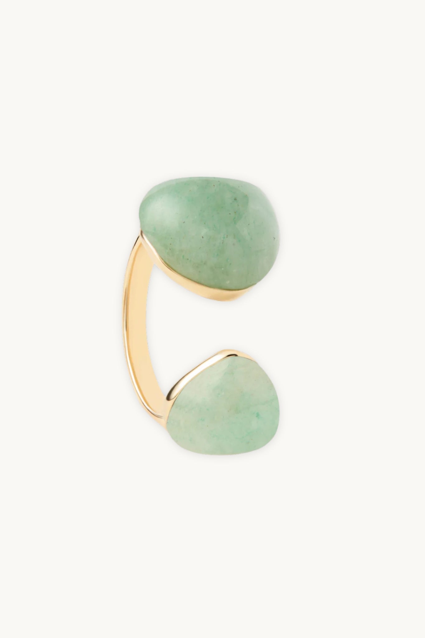 Green Aventurine Gravity Ring
