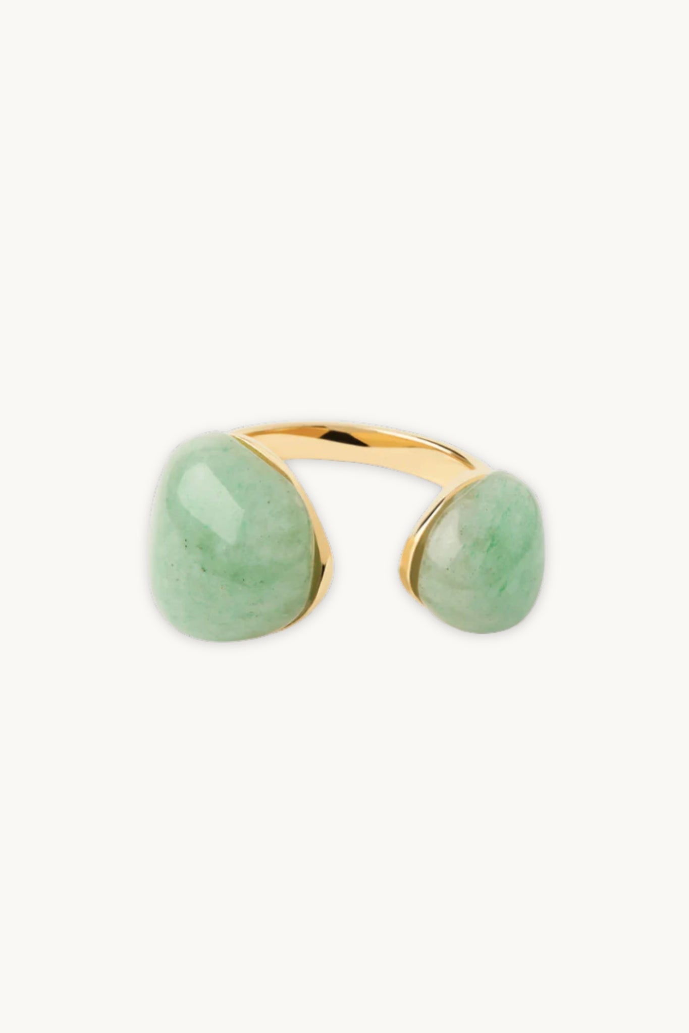 Green Aventurine Gravity Ring