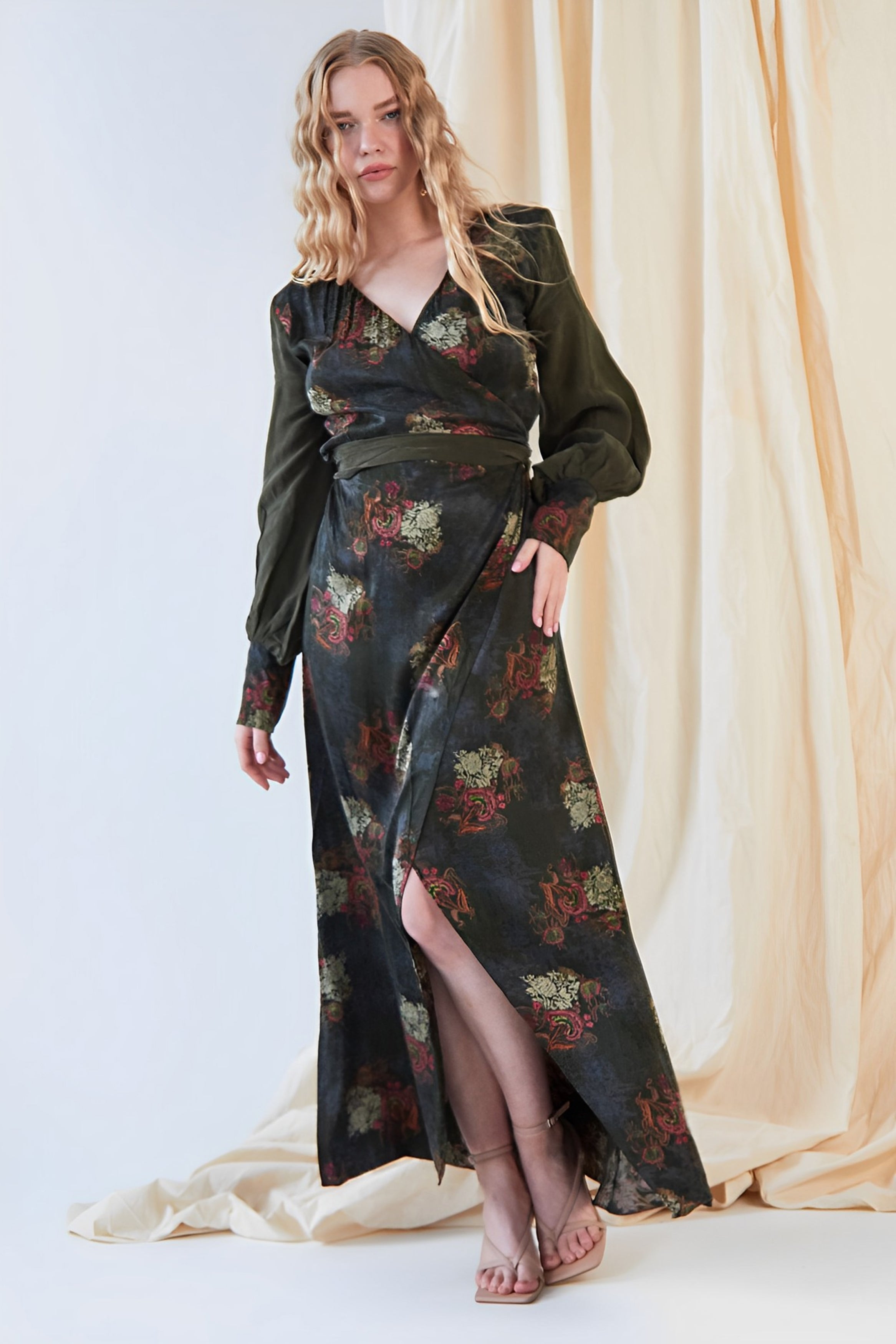 Verdant Wrap Dress