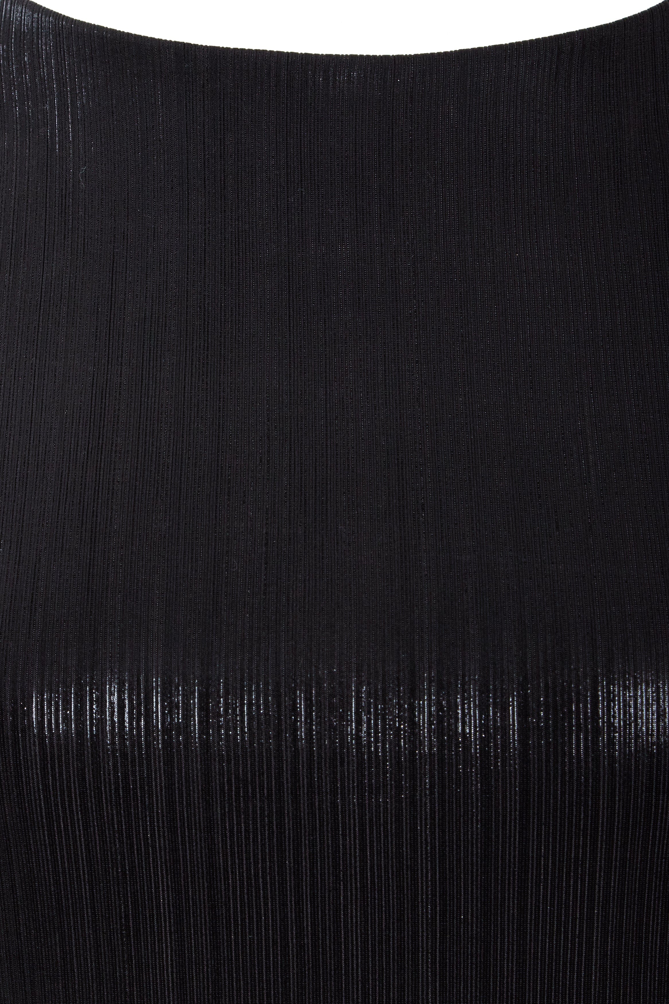 Moss Black Cut-Out Gown