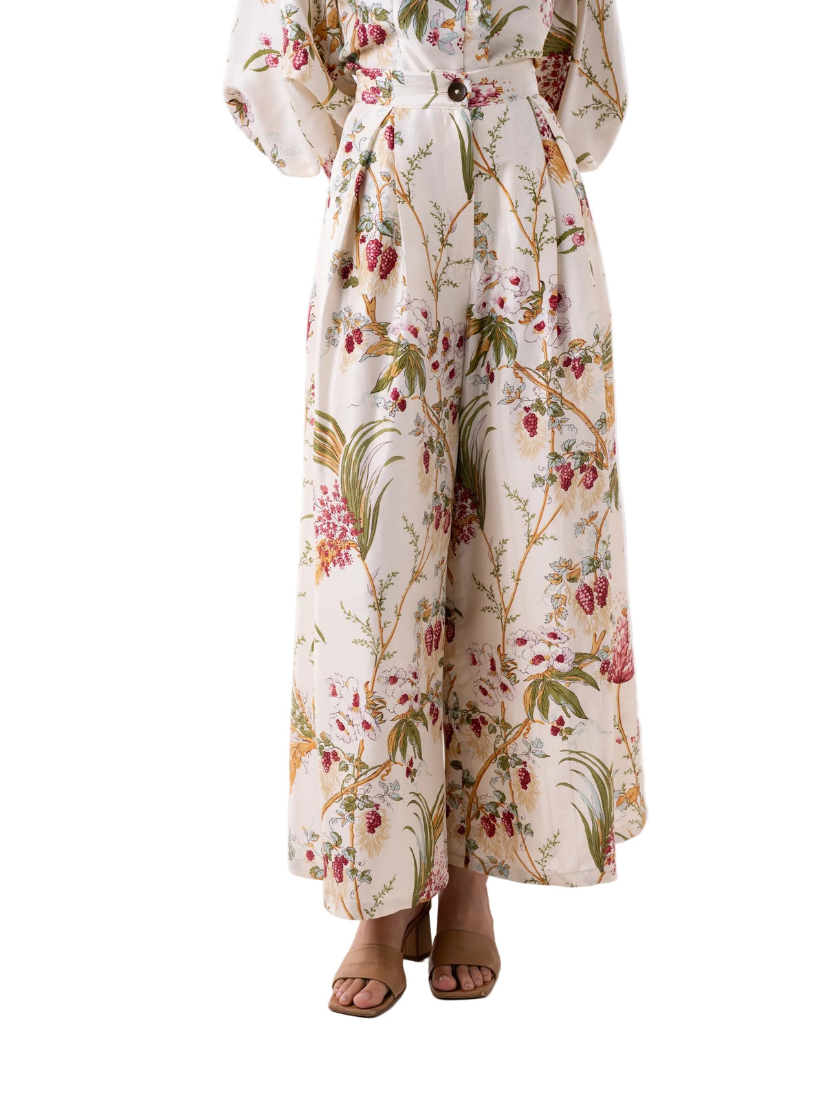 Floral dress on a white background