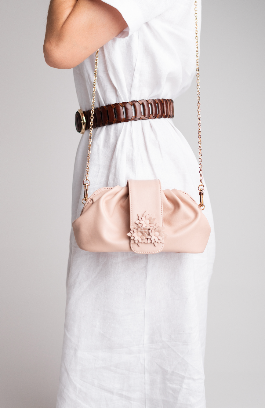 Julieta Clutch | Blush Pink