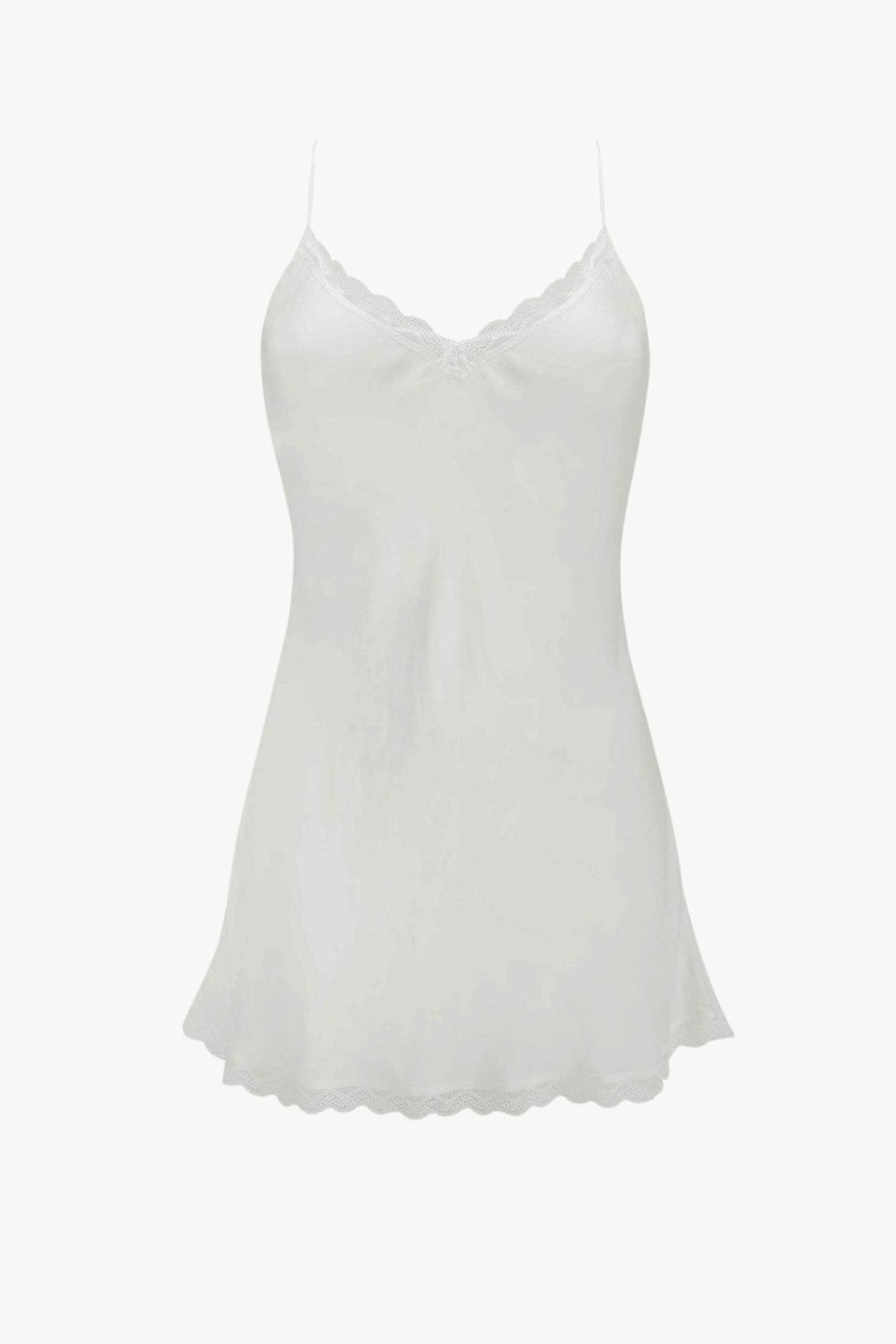Silk Camisole Top in White