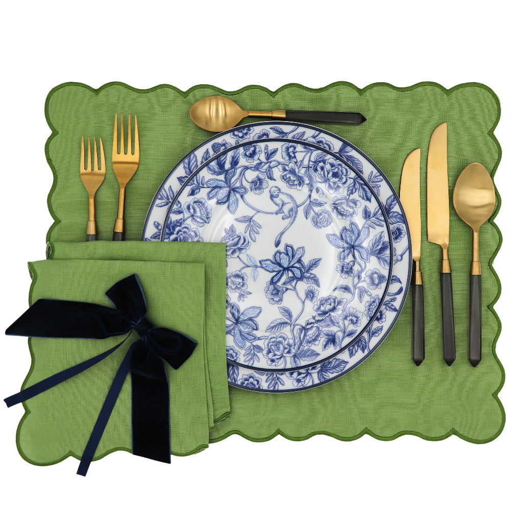 24pc Set Midnight Blue Cutlery | 4 Sets of 6 Pieces