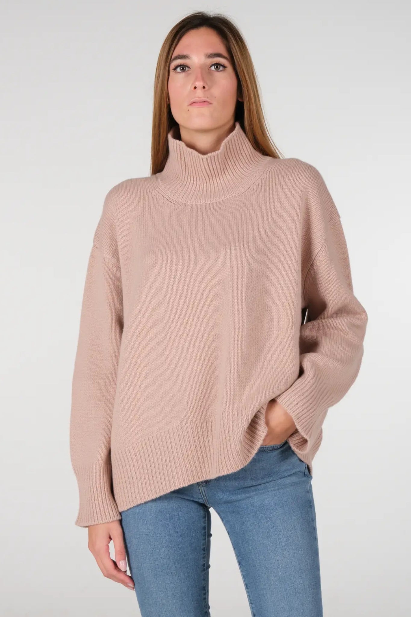 Vittoria Mouliné Turtleneck